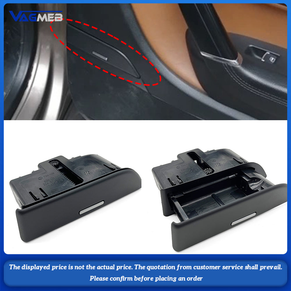 Saborway Rear Right Black Door Ashtray With Liner For Passat B6 CC 3C4 857 30235D 857 306 9B9