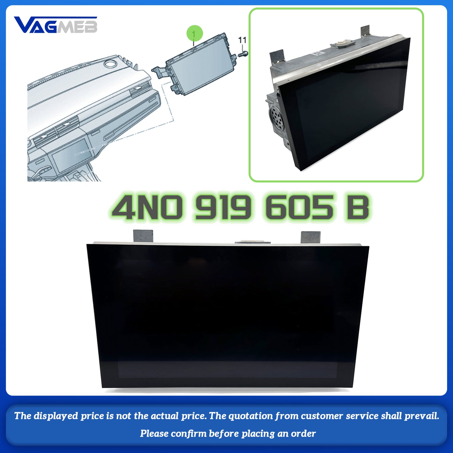 For Audi A8 S8 4N0 919 605B