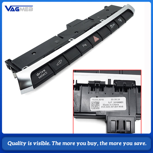 For Audi A3 S3 8V Electricity Switches Radar Switch ESP OFF Push Button Flashing Switch 8V0 925 301EH