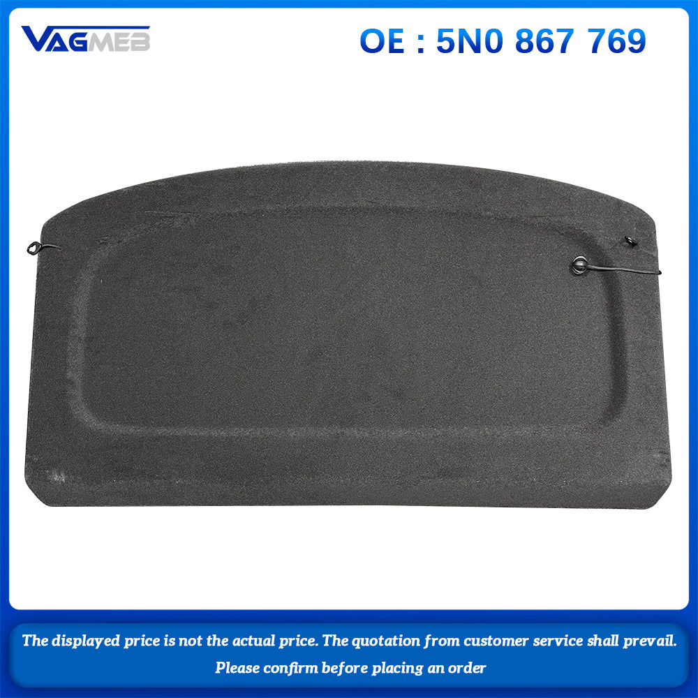 Rear Parcel Shelf Load Cover For VW Tiguan MK2 Black 5N0 867 769