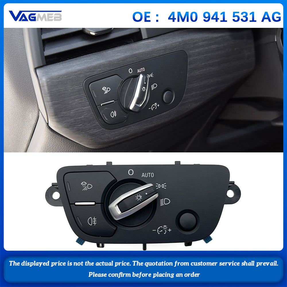 2025 New Automotive Accessory Replacement Headlight Adjuster Switch 4M0 941 531 AG