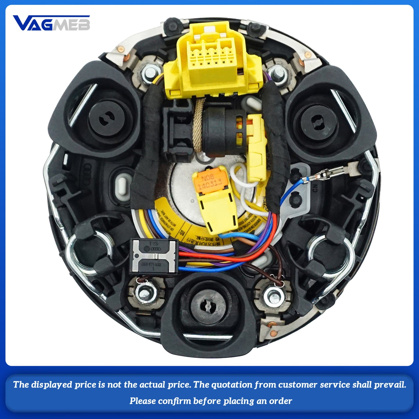 Fully steering wheel For Audi A4 B9 Refit Upgraded Multi-Function Leather Suede Flat Bottom Steering Wheel Sport
