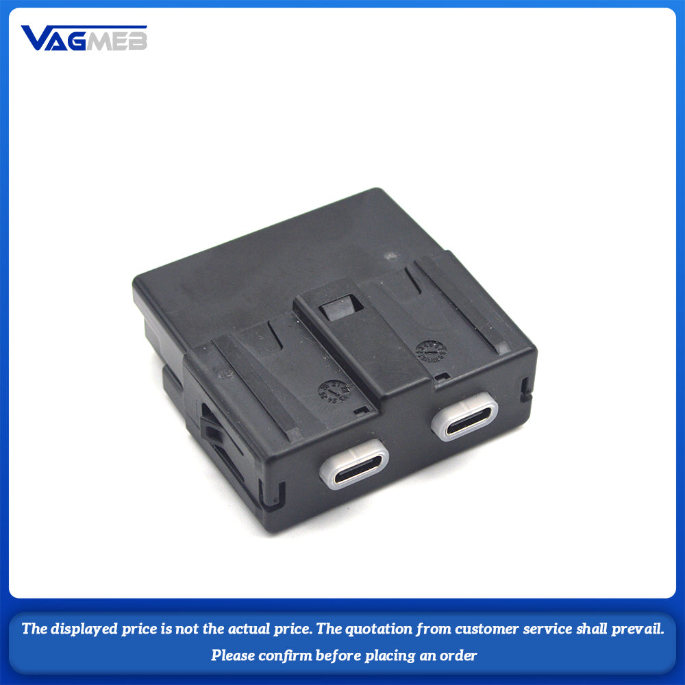 LHD original 5Q0 035 726 L 8W0 863 324 A 8W0863324A For Audi A4 B9 S4 RS4 A5 F5 S5 rear USB charging port interface USB-C