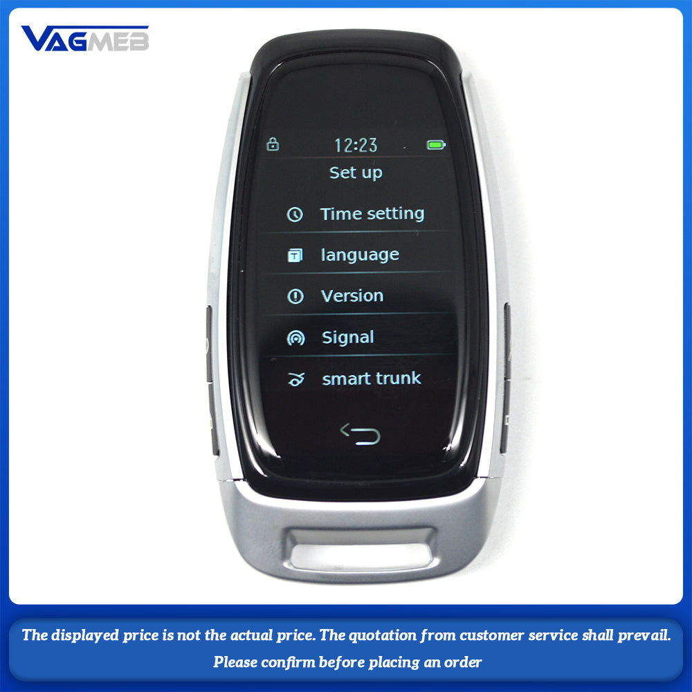 Smart Key LCD Screen Display Key For Audi