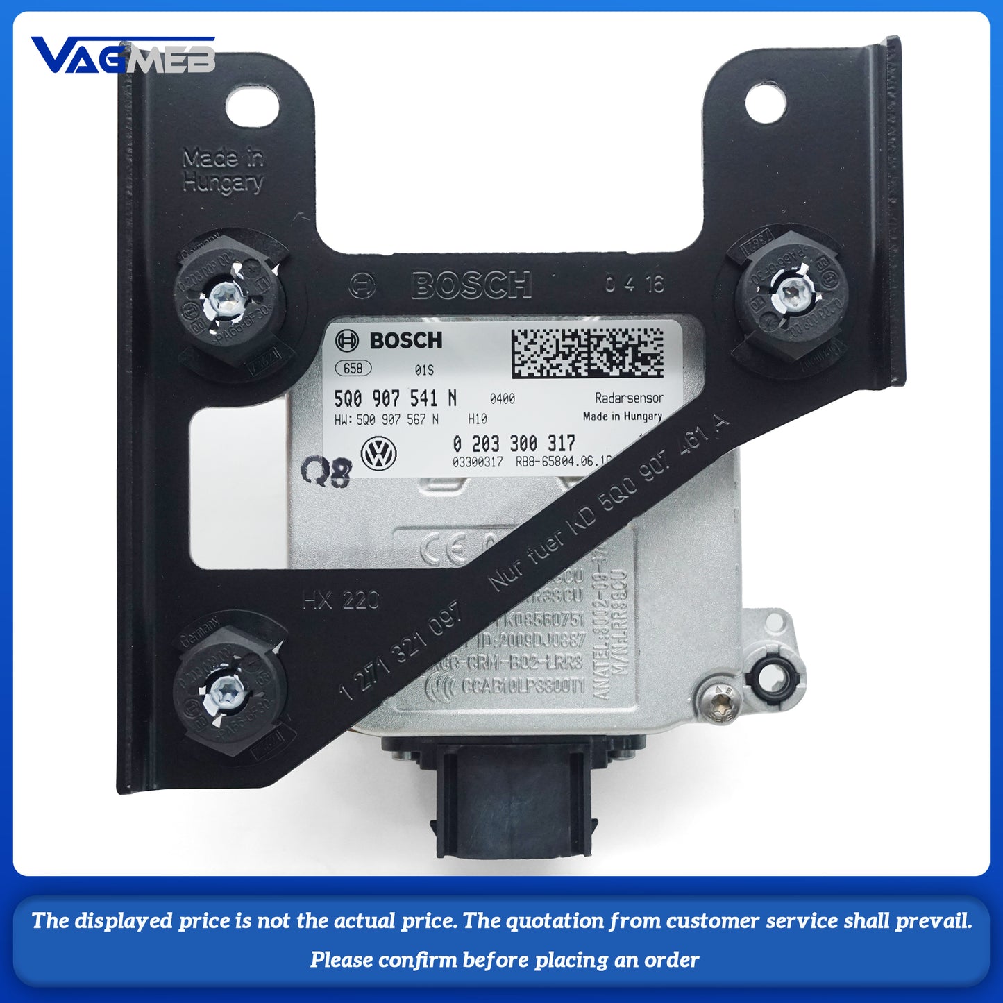 For 2015 Audi A3 8V ACC