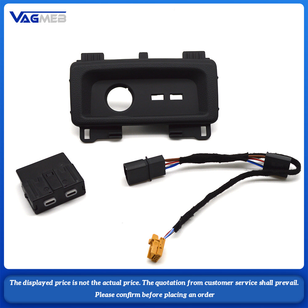 LHD original 5Q0 035 726 L 8W0 863 324 A 8W0863324A For Audi A4 B9 S4 RS4 A5 F5 S5 rear USB charging port interface USB-C