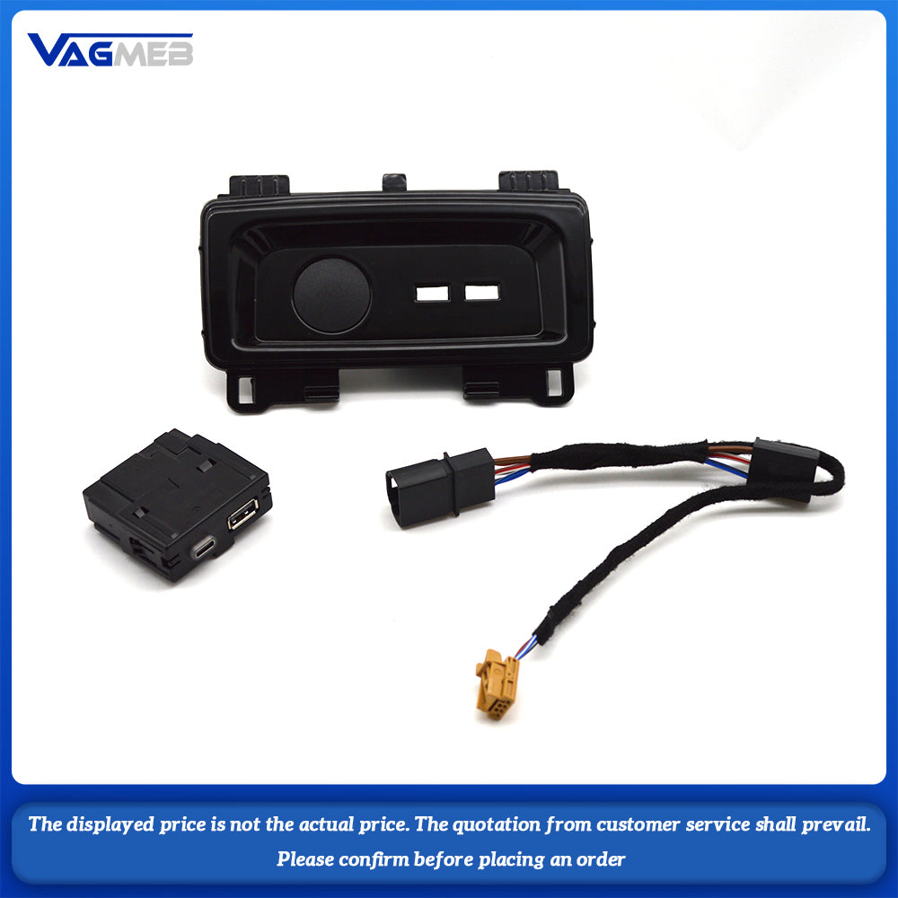 LHD original 5Q0 035 726 L 8W0 863 324 A 8W0863324A For Audi A4 B9 S4 RS4 A5 F5 S5 rear USB charging port interface USB-C