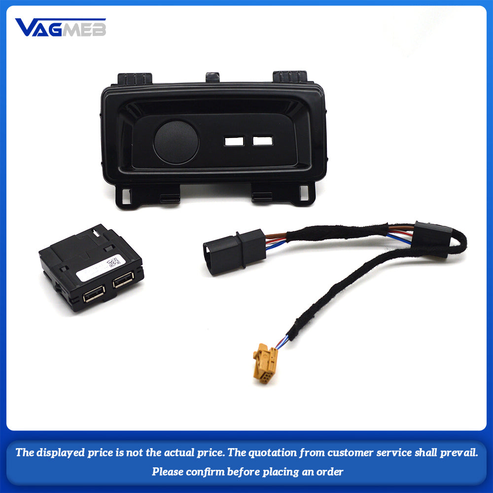 LHD original 5Q0 035 726 L 8W0 863 324 A 8W0863324A For Audi A4 B9 S4 RS4 A5 F5 S5 rear USB charging port interface USB-C