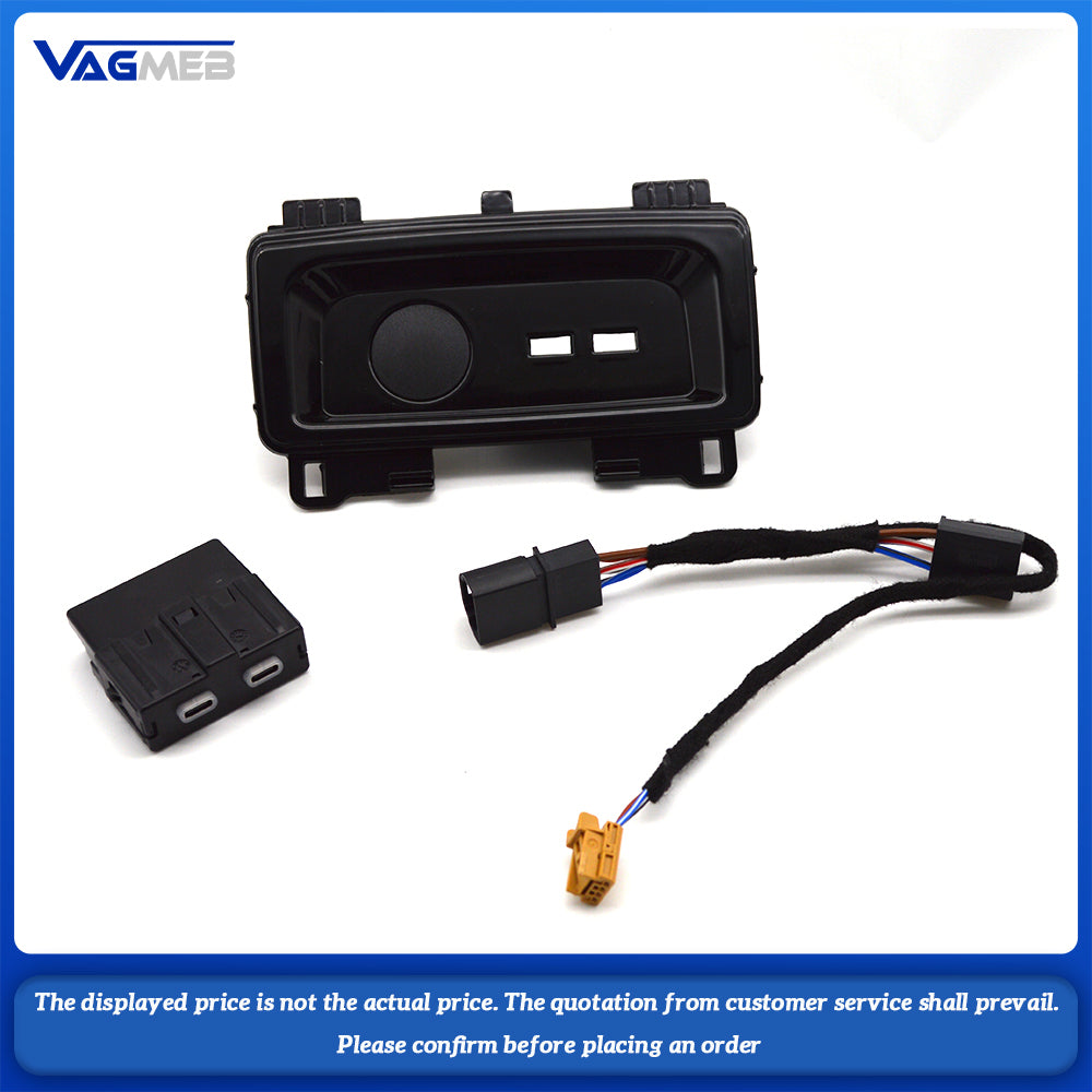 LHD original 5Q0 035 726 L 8W0 863 324 A 8W0863324A For Audi A4 B9 S4 RS4 A5 F5 S5 rear USB charging port interface USB-C