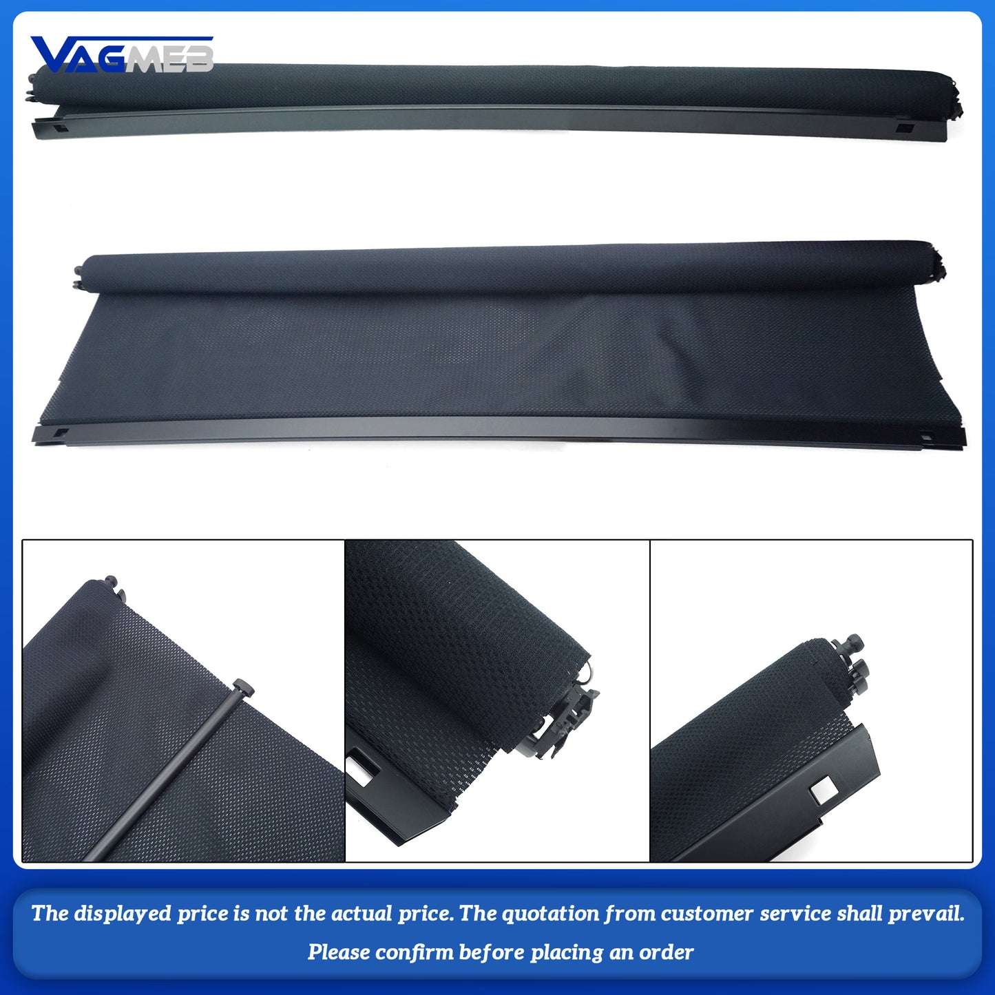 Car Panorama Sunroof Sunshade Curtain Cover Assembly For androver Range Rover
