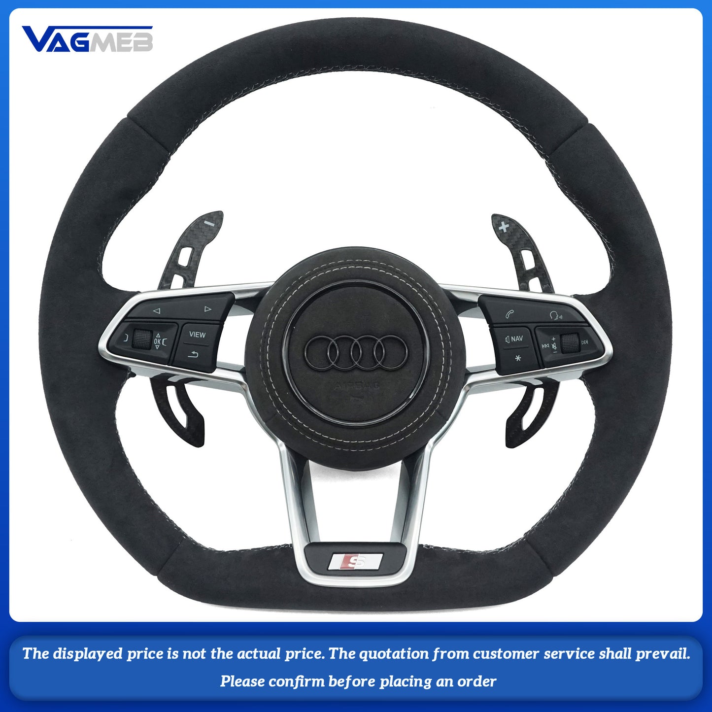 For Audi TT TTRS R8 Steering Wheel
