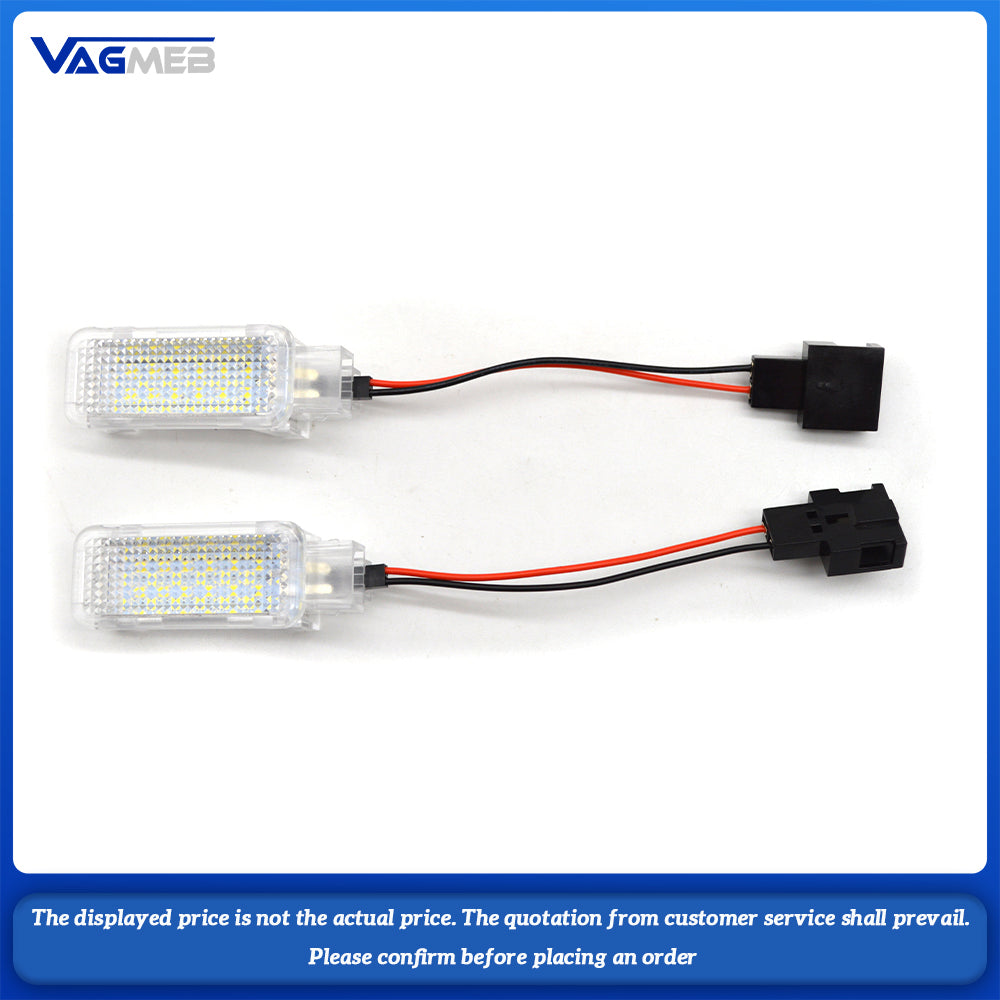 For Audi A3 A4 S4 RS4 A6 RS6 S6 C6 S5 Q5 Q7 A8 S8 LED License Number Plate Light Lamps White light