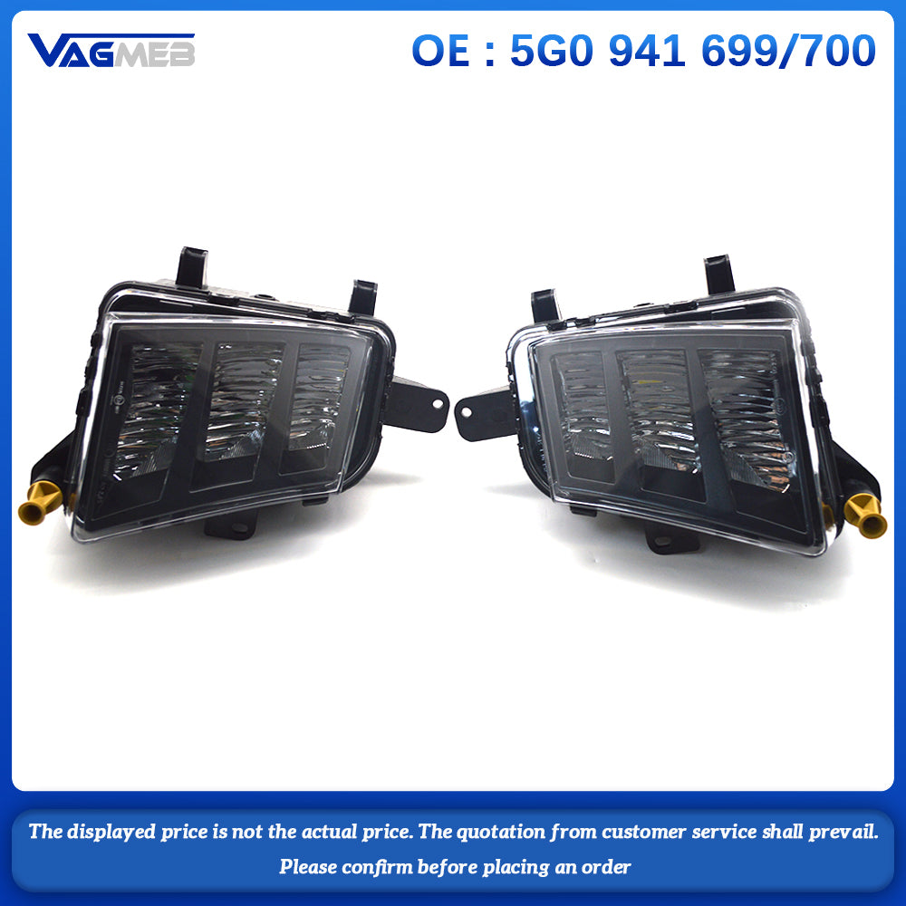 5G0941699 5G0941700Car Front LED DRL Fog Lamp For VW Golf 7 A7 MK7 GTI GTD 2013 2014 2015 2016 2017 Car Accessories Fog Light