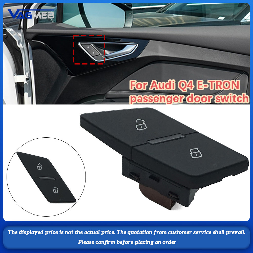 RHD Right Front Central Lock Switch Button For Audi Q4 E-tron