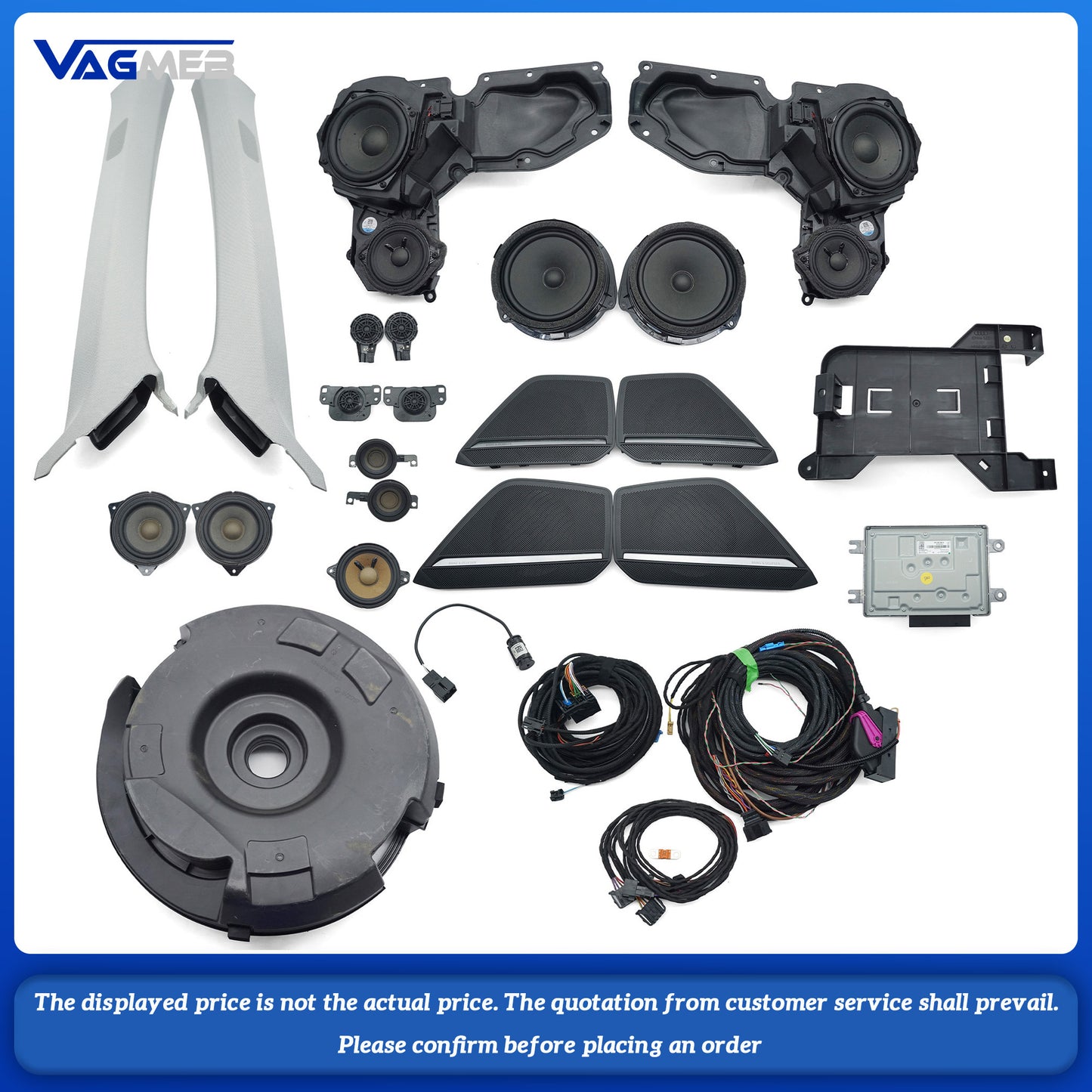 A set of audio system for Audi A6 2024