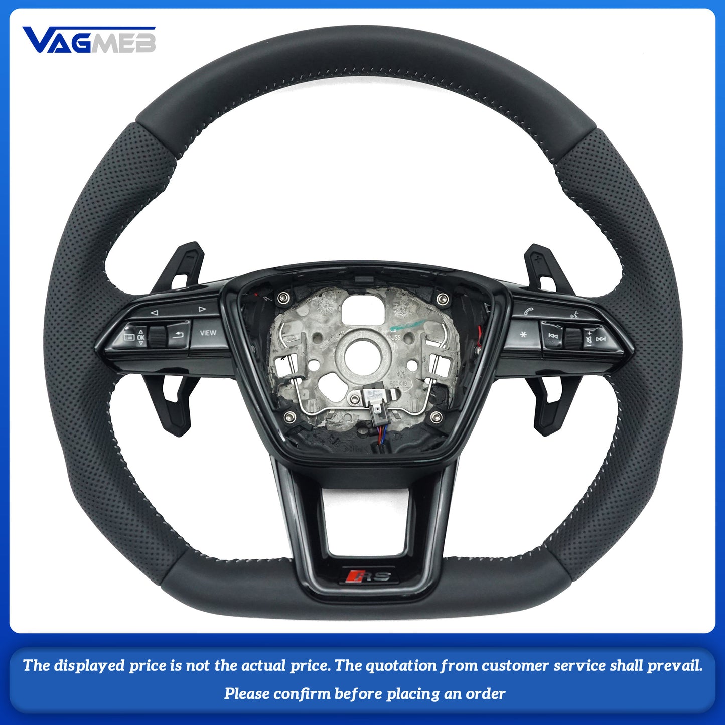 For Audi A6 C8 A7 Steering Wheel Car Accessories