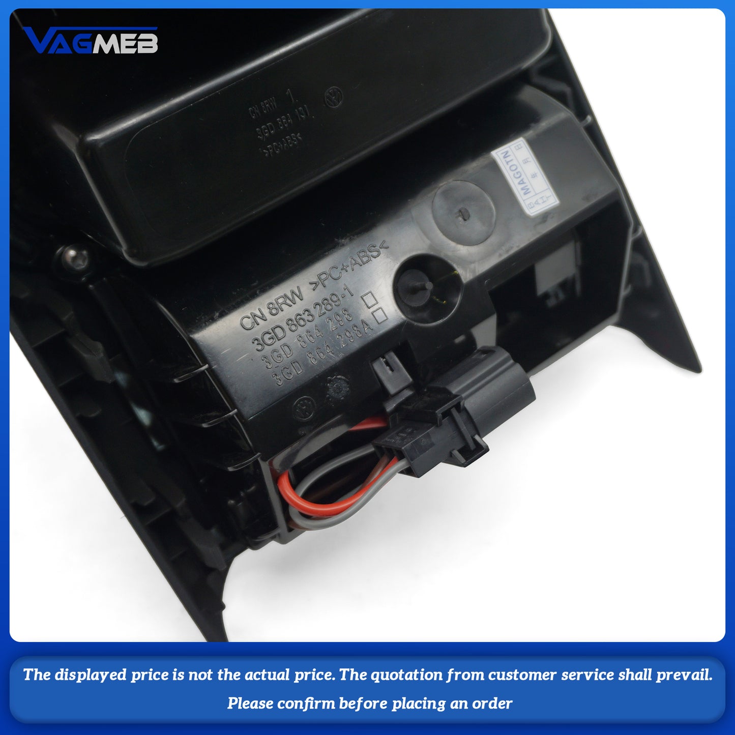 For VW Passat B8 rear air outlets 3GD 868 298