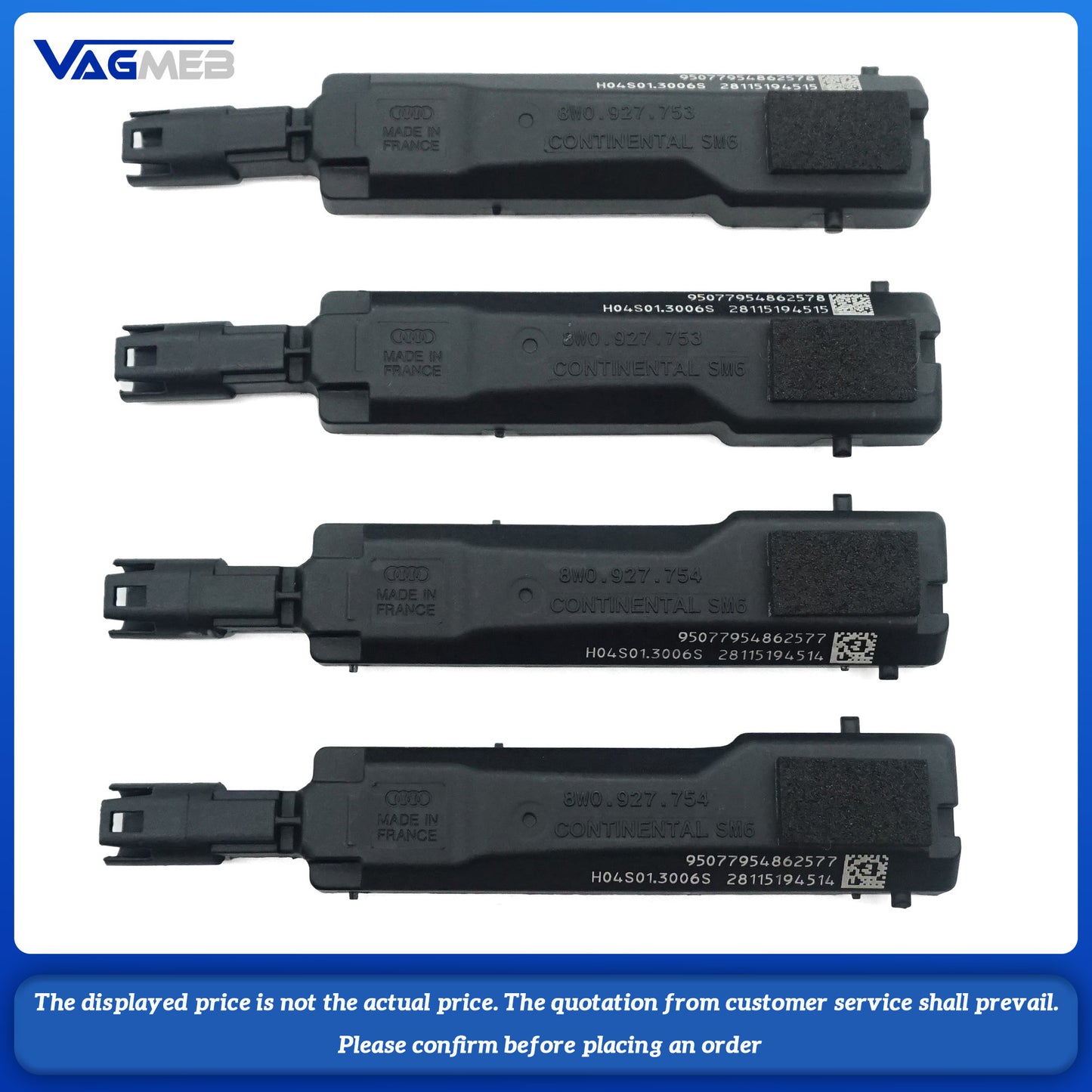 For 2016 Audi A4B9 four doors keyless kessy entry with BCM