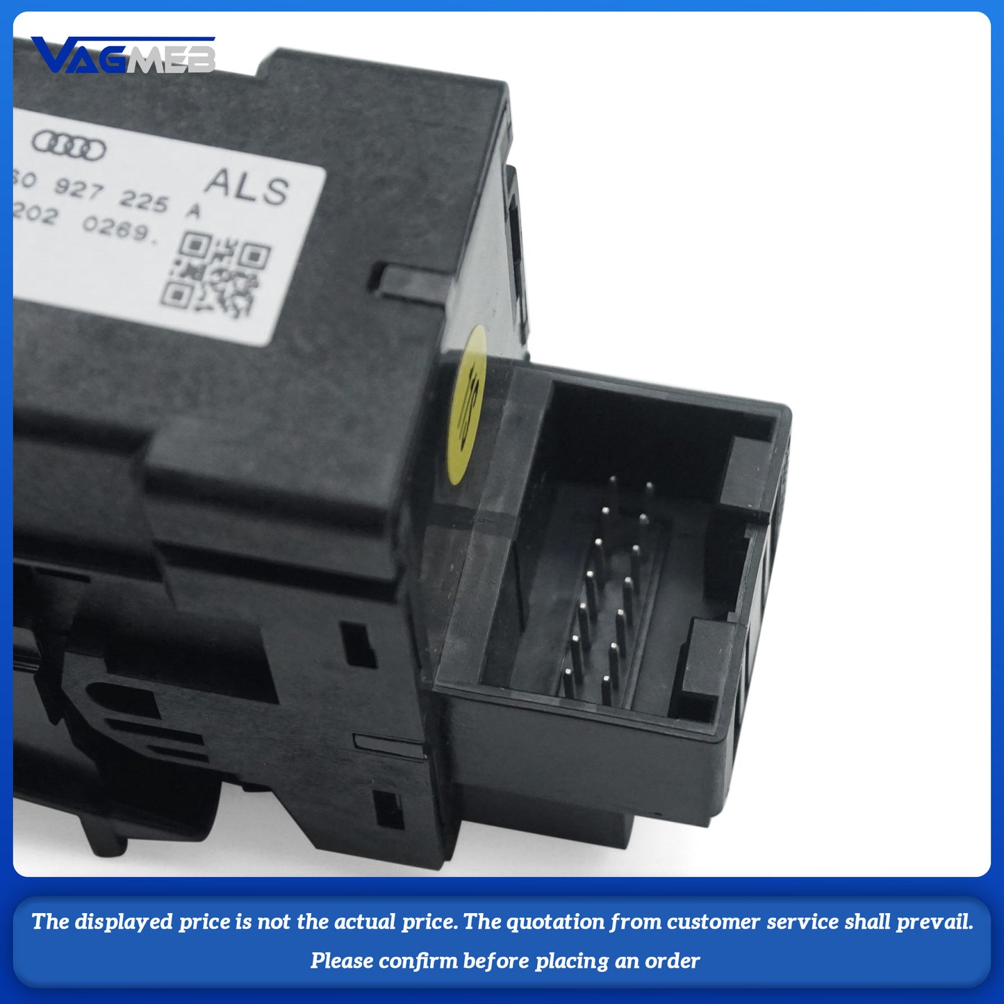 Hill Hold Auto Hold Switch And Wire For Audi TT MK3 White backlight button LHD 8S0 927 225 A