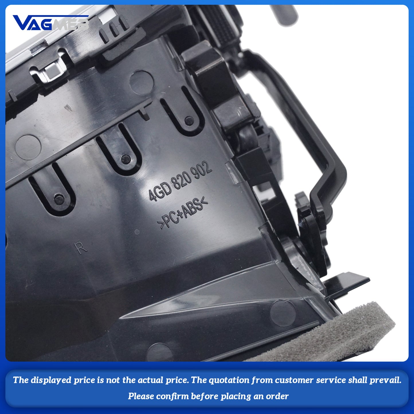Car Interior Front Dash Center Console AC Air Vent Outlet For Audi A7 RS7 RS6 A6 C7 2011-2016 4G0 820 901 4G0 820 902