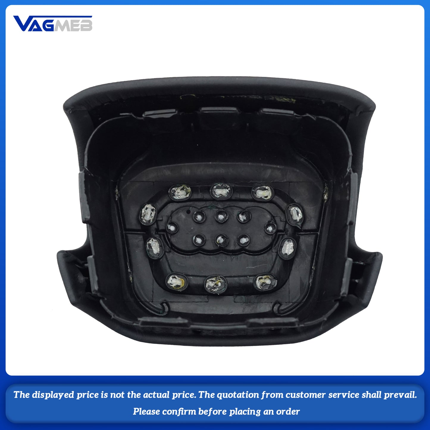 For Audi Sline LOGO Q3 F3, semi-perforated steering wheel without buttons and with paddles
