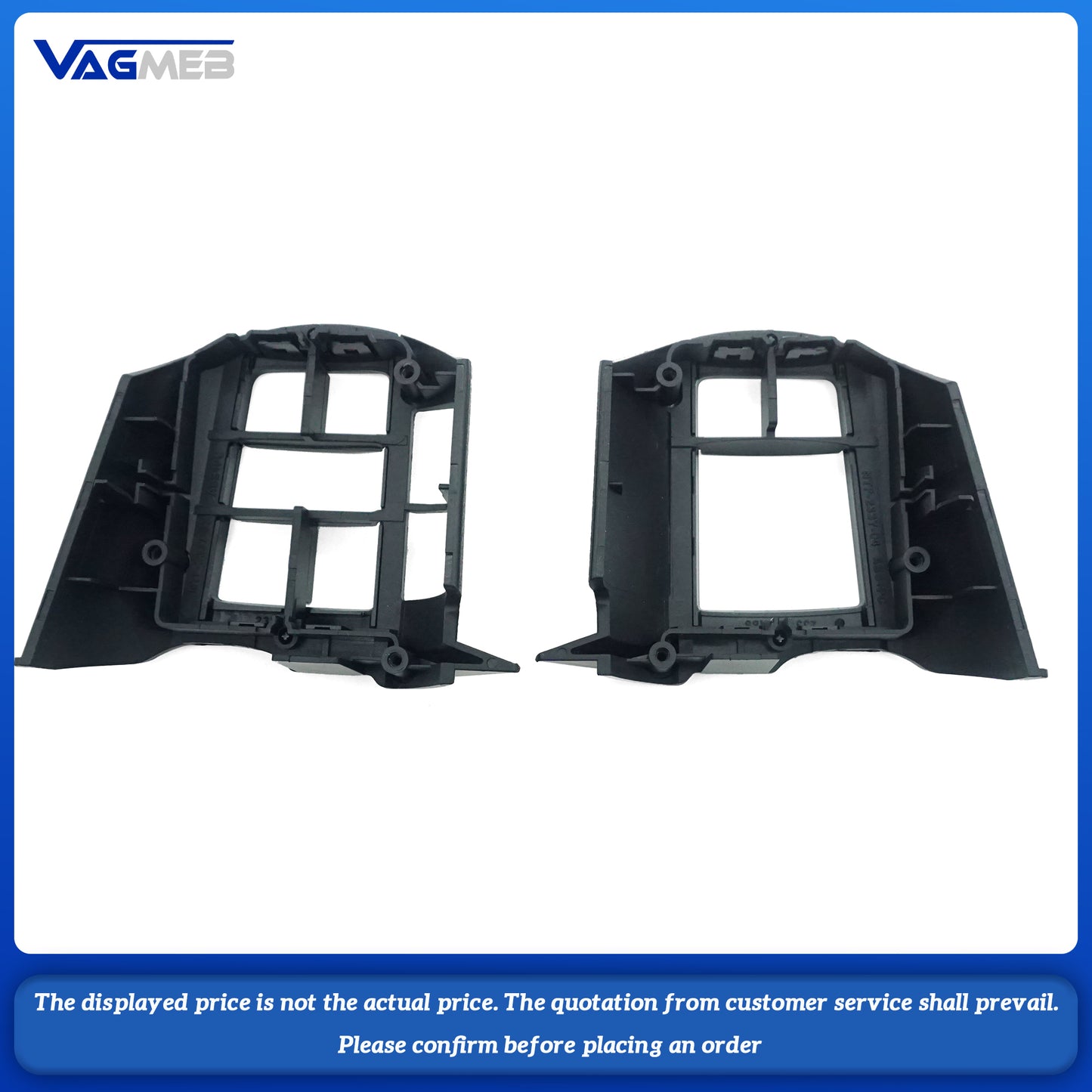For Toyota Hilux Matte carbon fiber semi-perforated black wire steering wheel