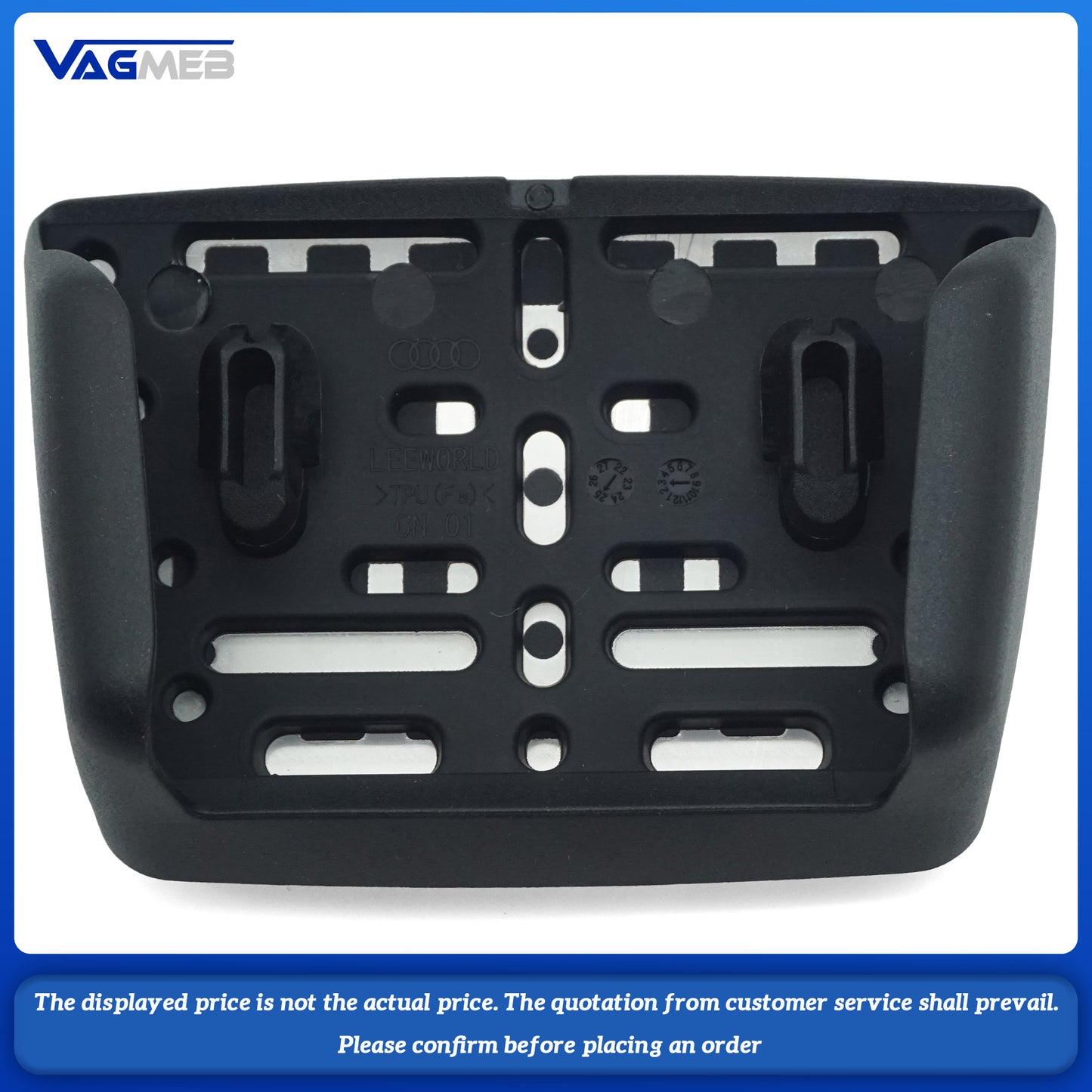 For Audi Q5 FY A6C8 LHD No Drilling AT Car Accelerator Fuel Gas Brake Foot Footrest Dead Pedal Pad Kit Set