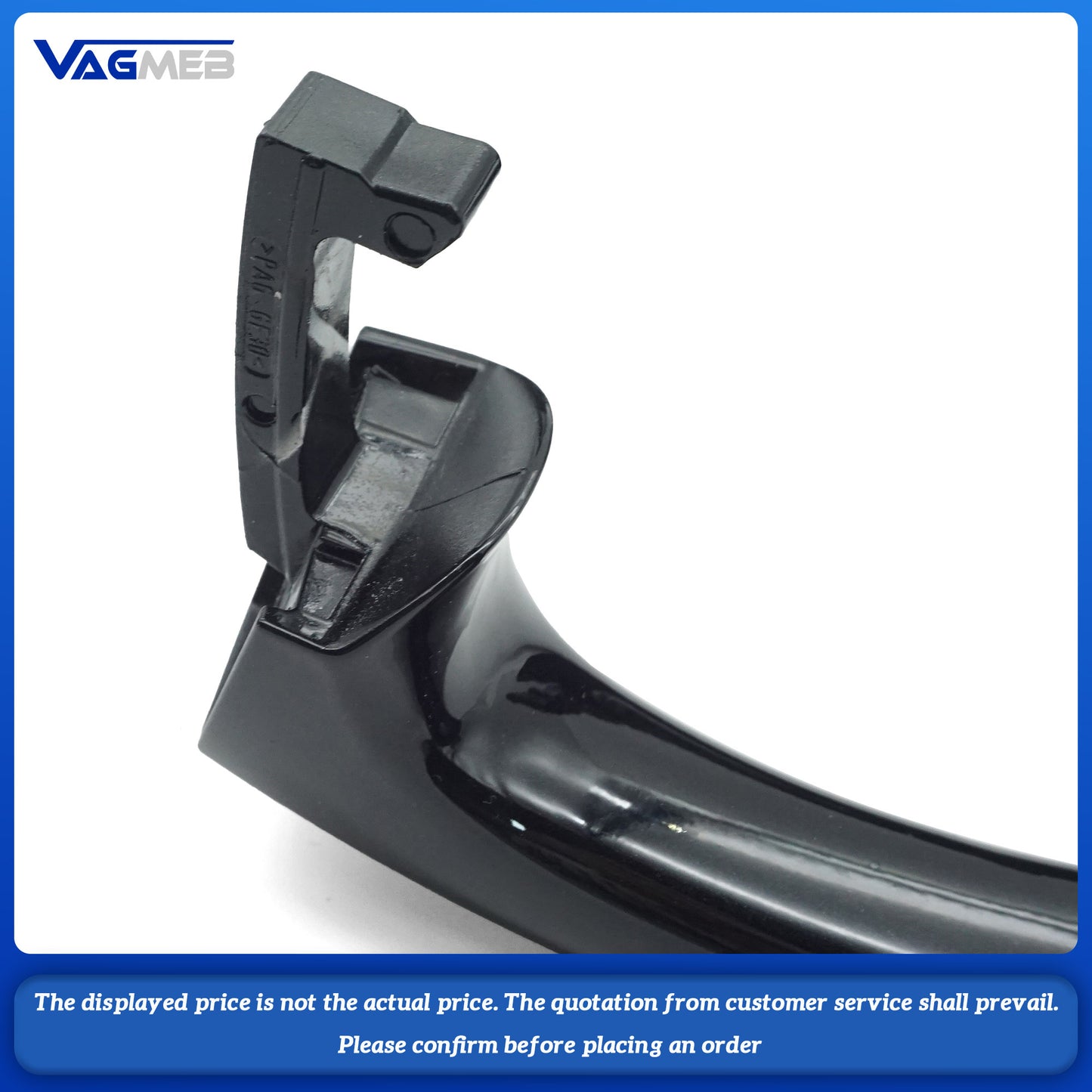 For VW Golf MK7 the electric handbrake is black without electroplating and equipped with a light