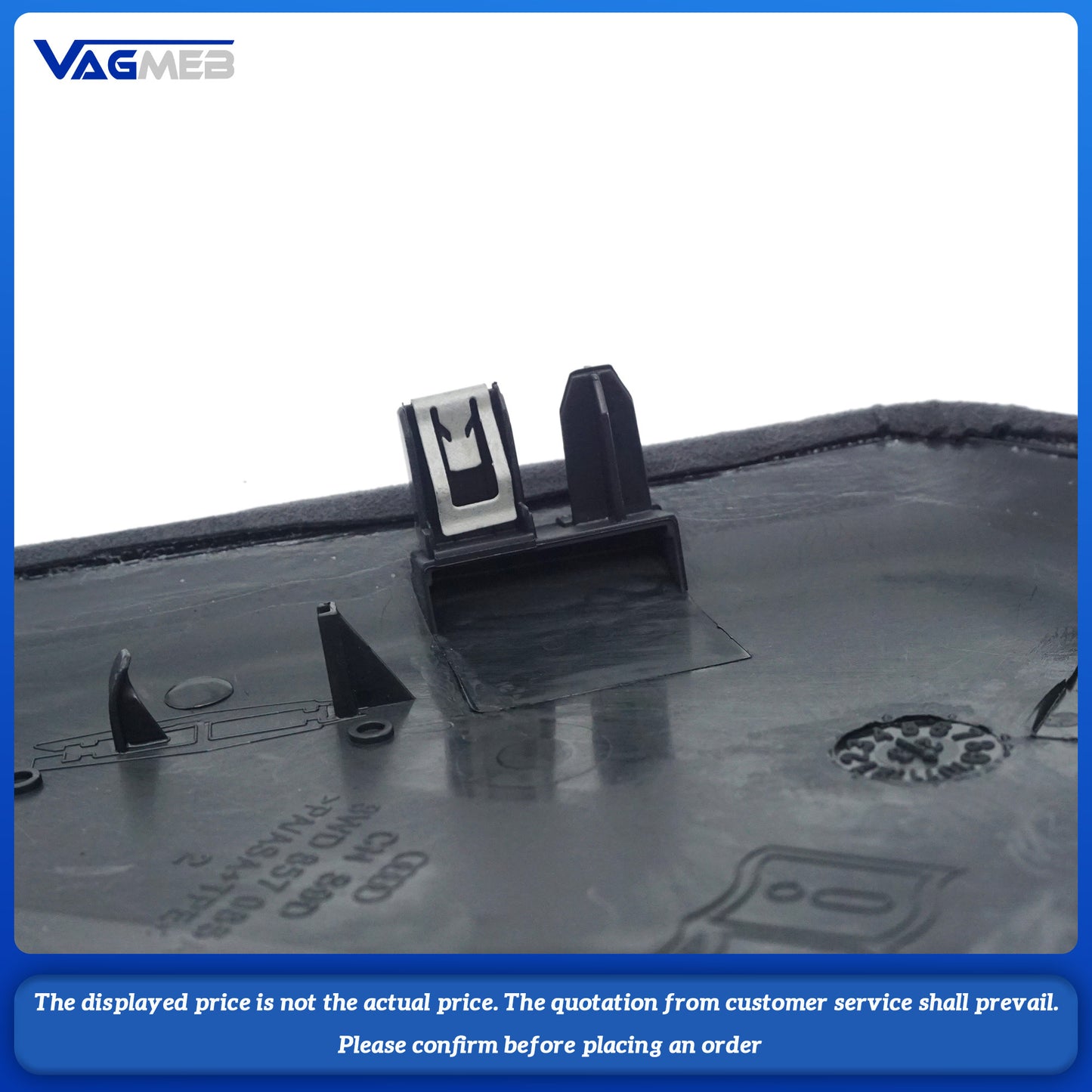 For Audi A4 Q5 Alcantara black Stitching Dashboard Cover S Logo 8WD 857 085A 086A