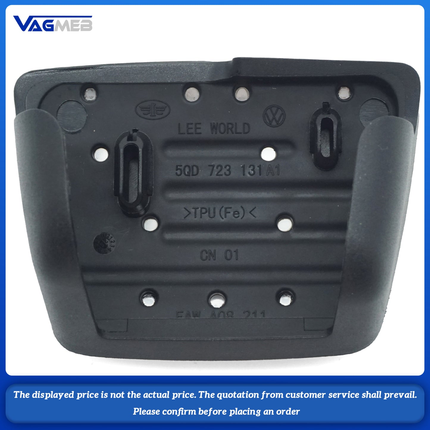 Stainless Steel Pedal Cover For VW Golf MK7 MK8 GTi MK7 Polo Passat B8 Audi A3 Q2L Q3