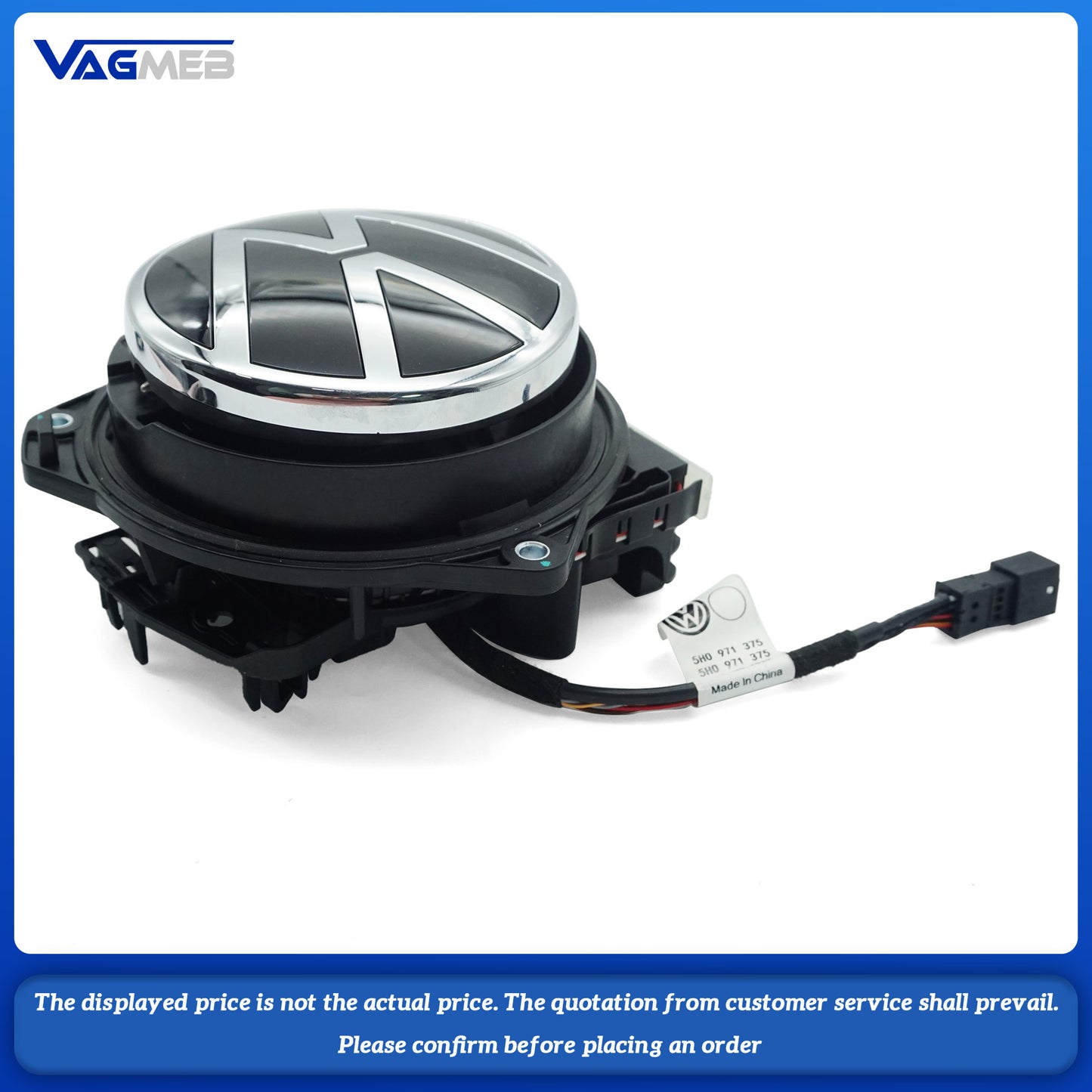 Rear View Camera Flip Cover For VW Golf MK8CC Tiguan Reverse Image Display Motorcycle Equipment Accessories large screen display 5HG 827 469 C