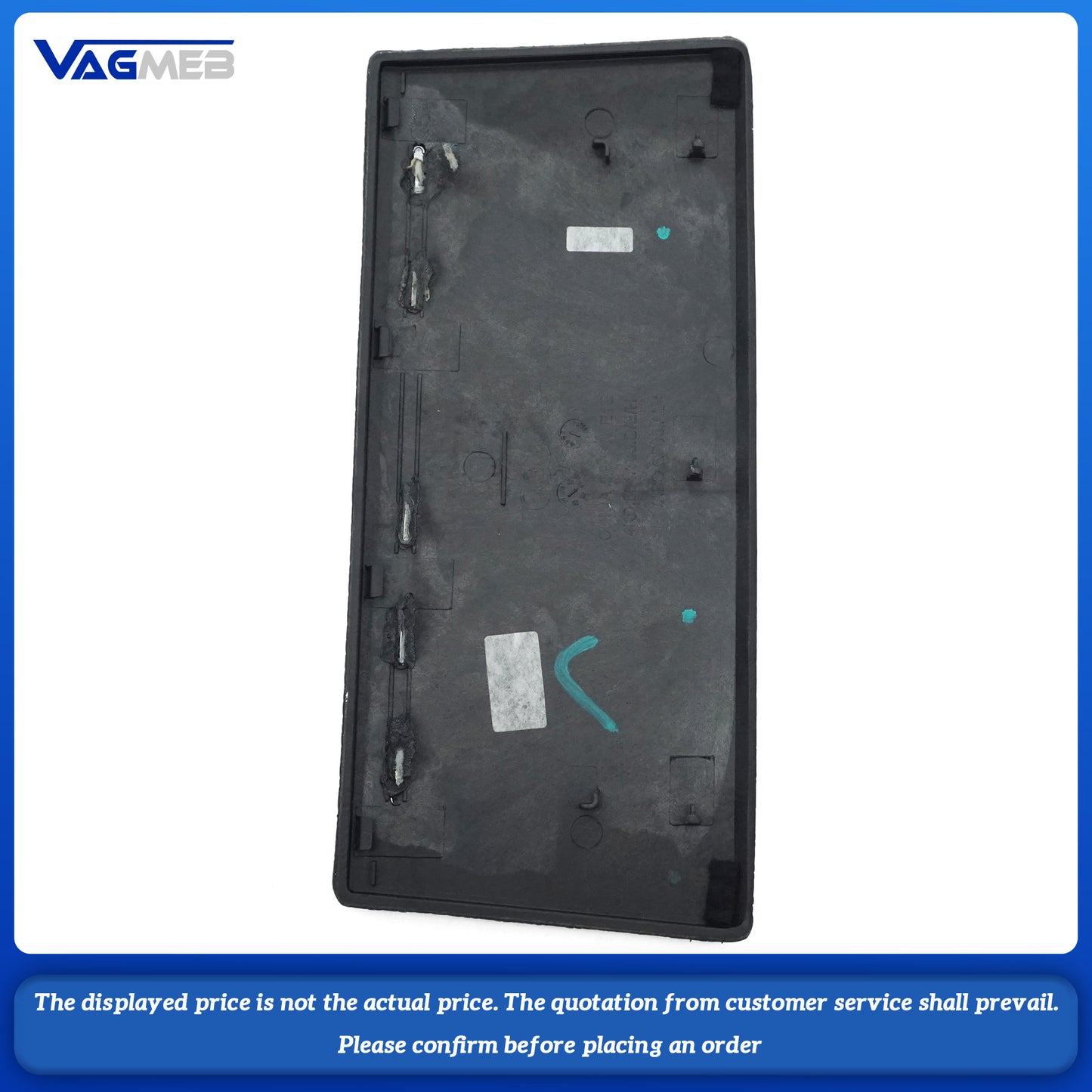 Carbon fiber center console blue line decorative panel for Audi RS A6 C8 carbon fiber interior decorative panel