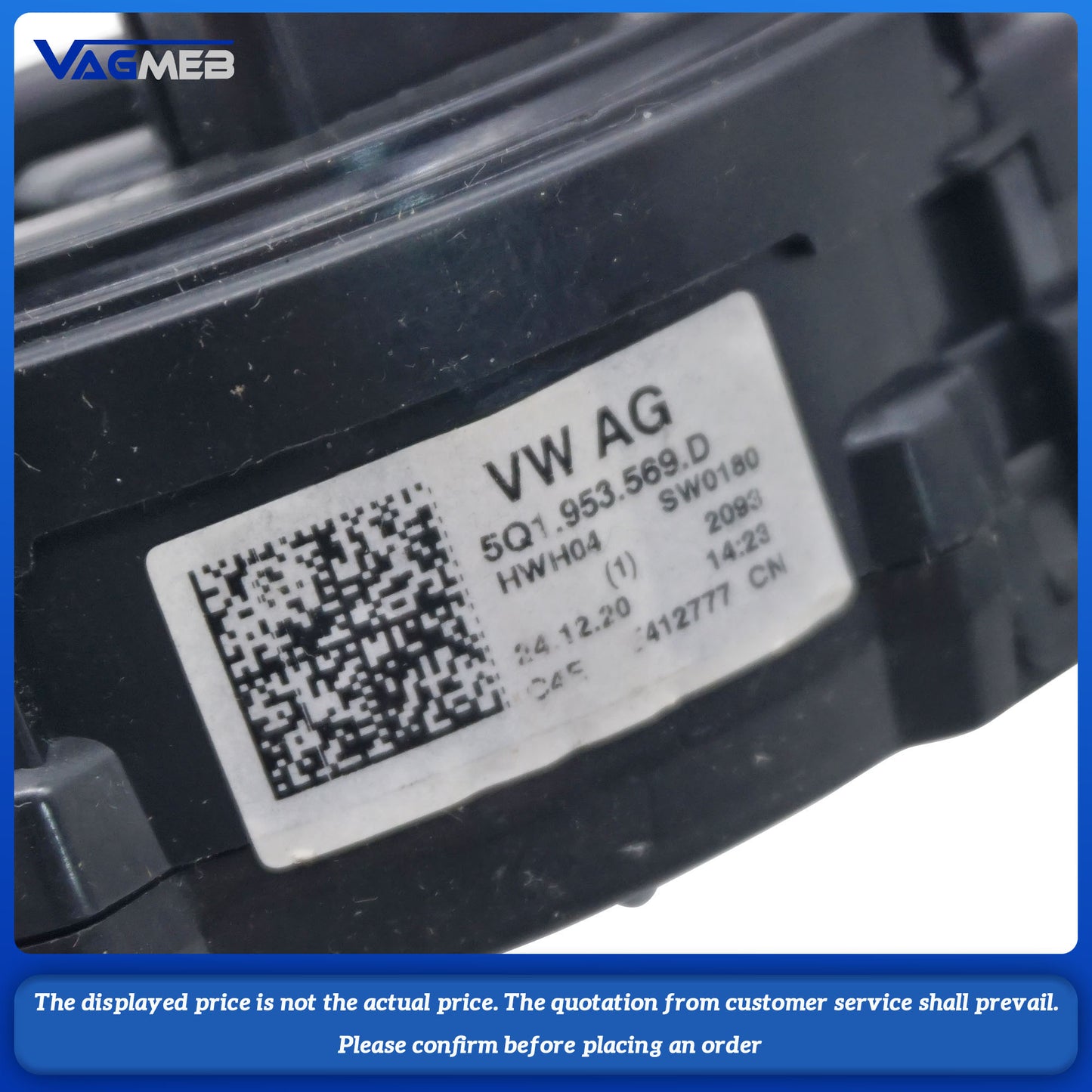 Steering Wheel Cruise Control Electronic Module 5Q1 953 569 D