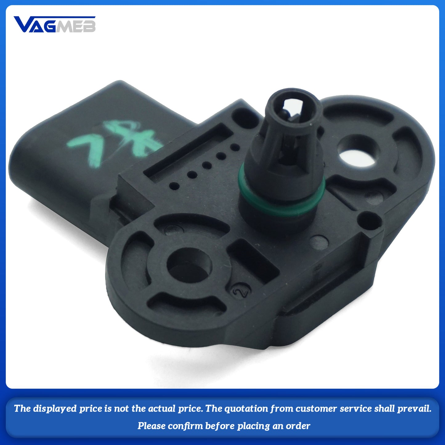 MAP Pressure Sensor 03C 906 051 051F For VW Eos Polo Jetta Golf Passat Bora Touran Audi A3 A4 A6 Q5 Skoda Seat 03C906051 0261230095