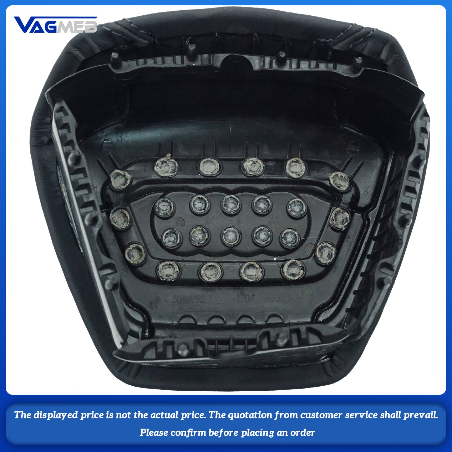 For Audi S logo A6C8, with black lines and R8 buttons on the steering wheel, without heating function