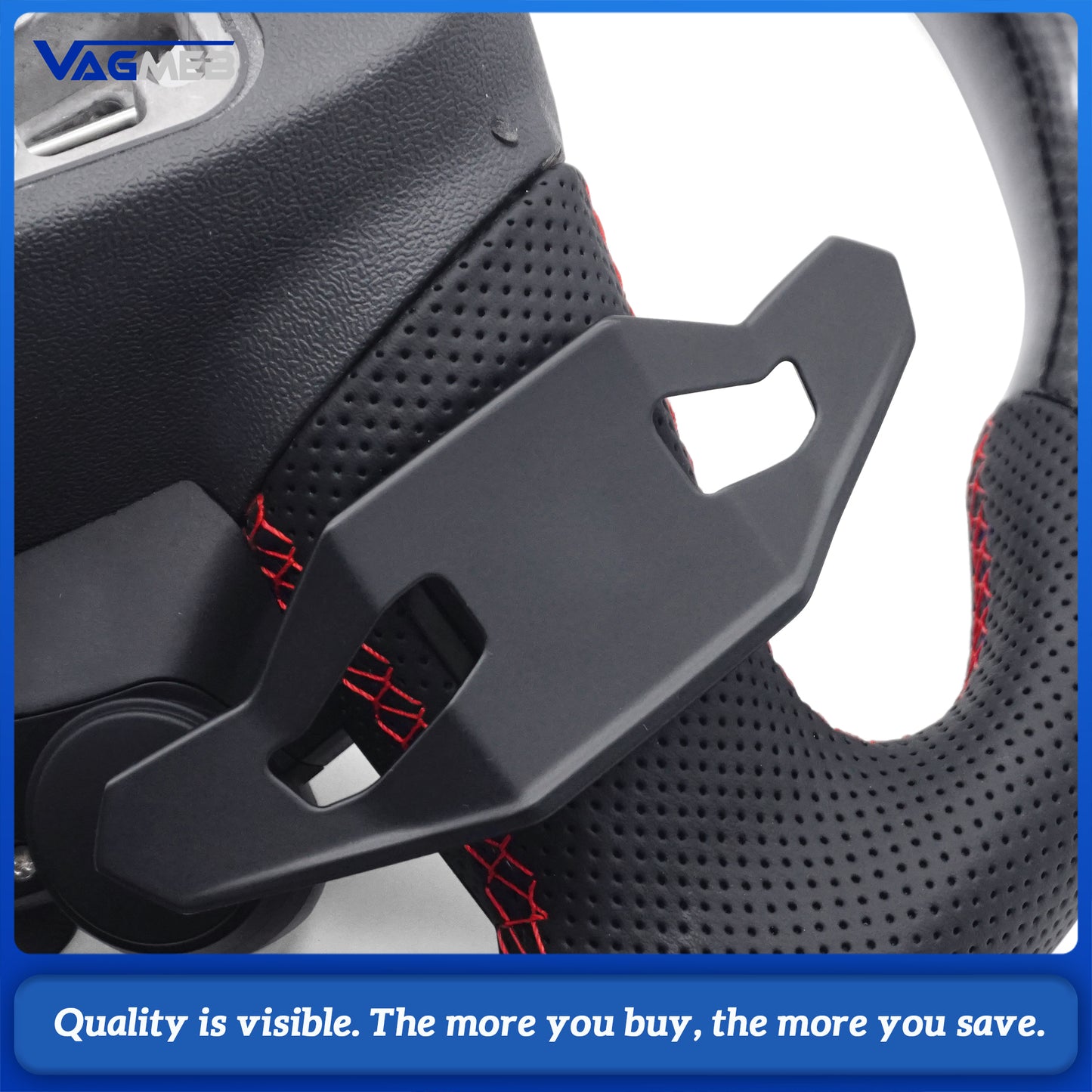 For Audi A6 C8 half-hole LED carbon fiber large shift lever R8 button with heating steering wheel