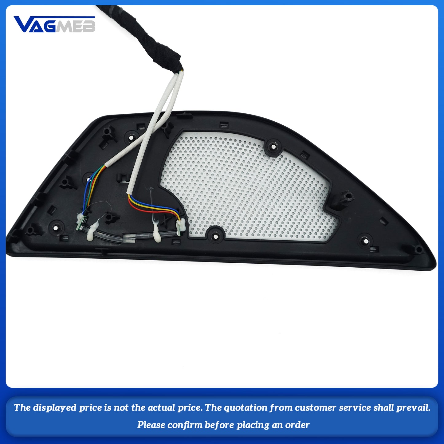 For 2010-2017 BMW 5 Series F10 F11 F18 Horn LED Ambient Light Illuminate Speaker Cover Luminous Tweeter Cover