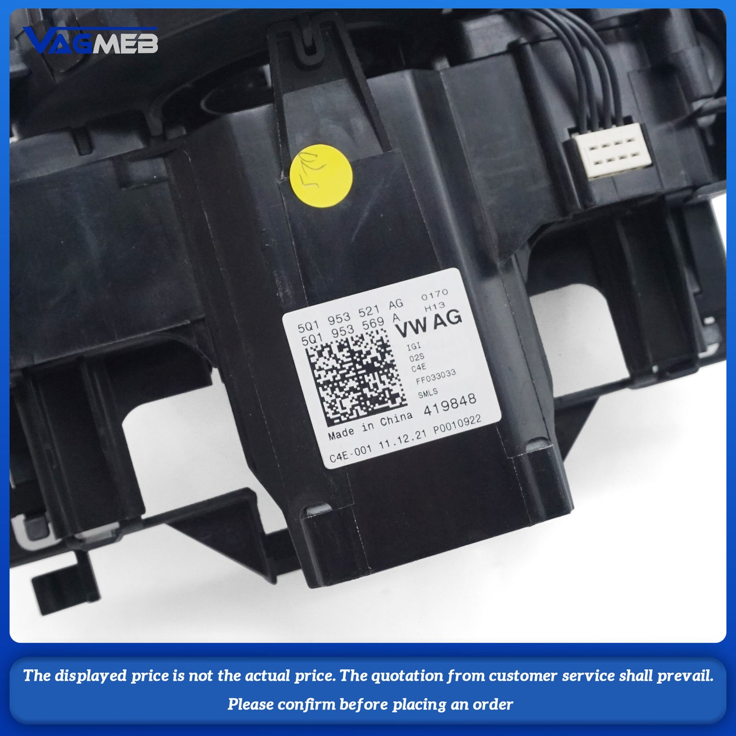 Steering column combination switch multi-function switch suitable For vw 5Q1 953 569 K 5Q1 953 521 AG