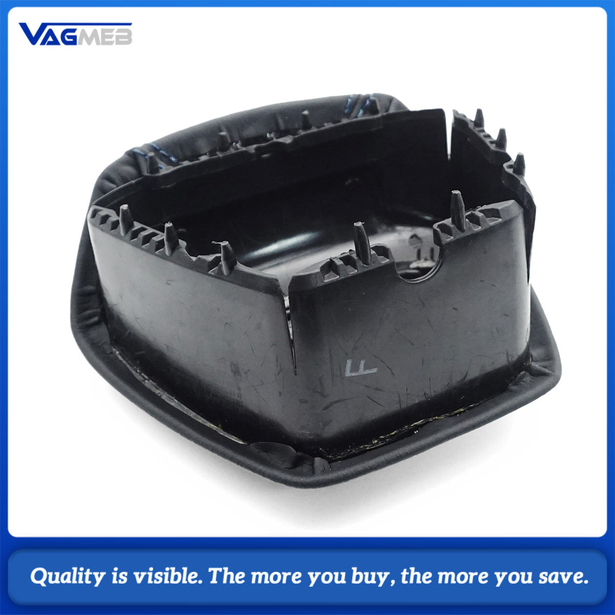 For Audi A6 C8 Without Heated Perforated Leather Forged Carbon Fiber RSS Logo Steering Wheel Key Button Frame Assembly