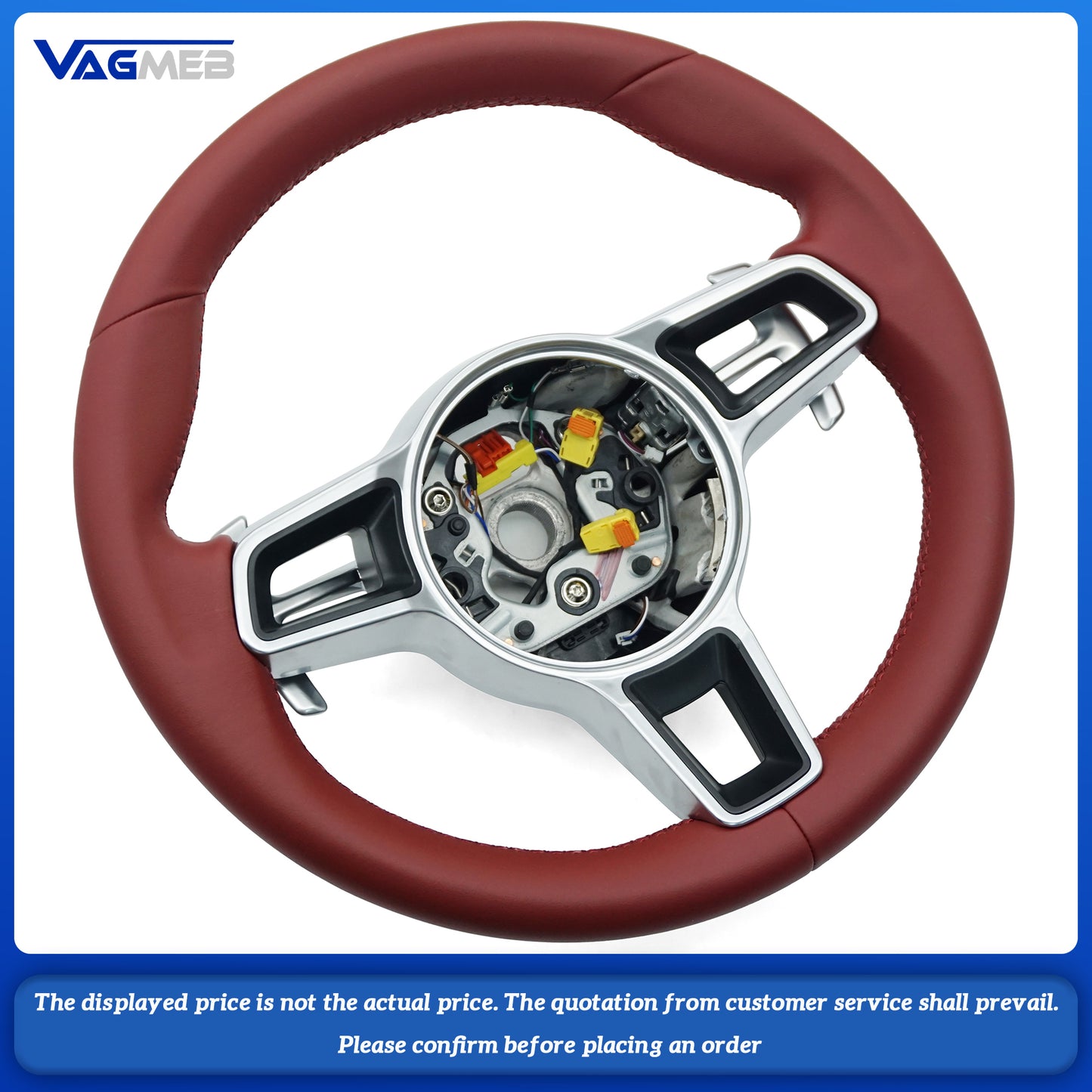 Steering Wheel Fit for Porsche Macan Cayenne Panamera Taycan 718 Cayman 991 992 911 911.2 Carrera GT2 GT2RS GT3 GT3RS GT3 RS GT4