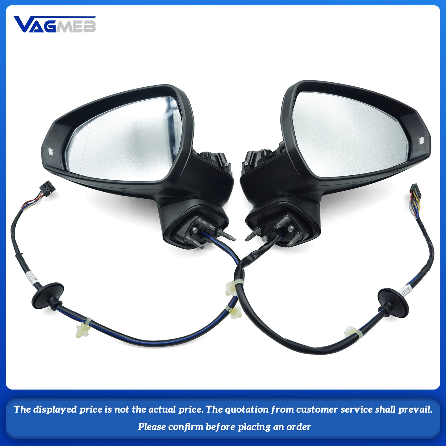 For 2015 Audi A3 8V folding rearview mirror