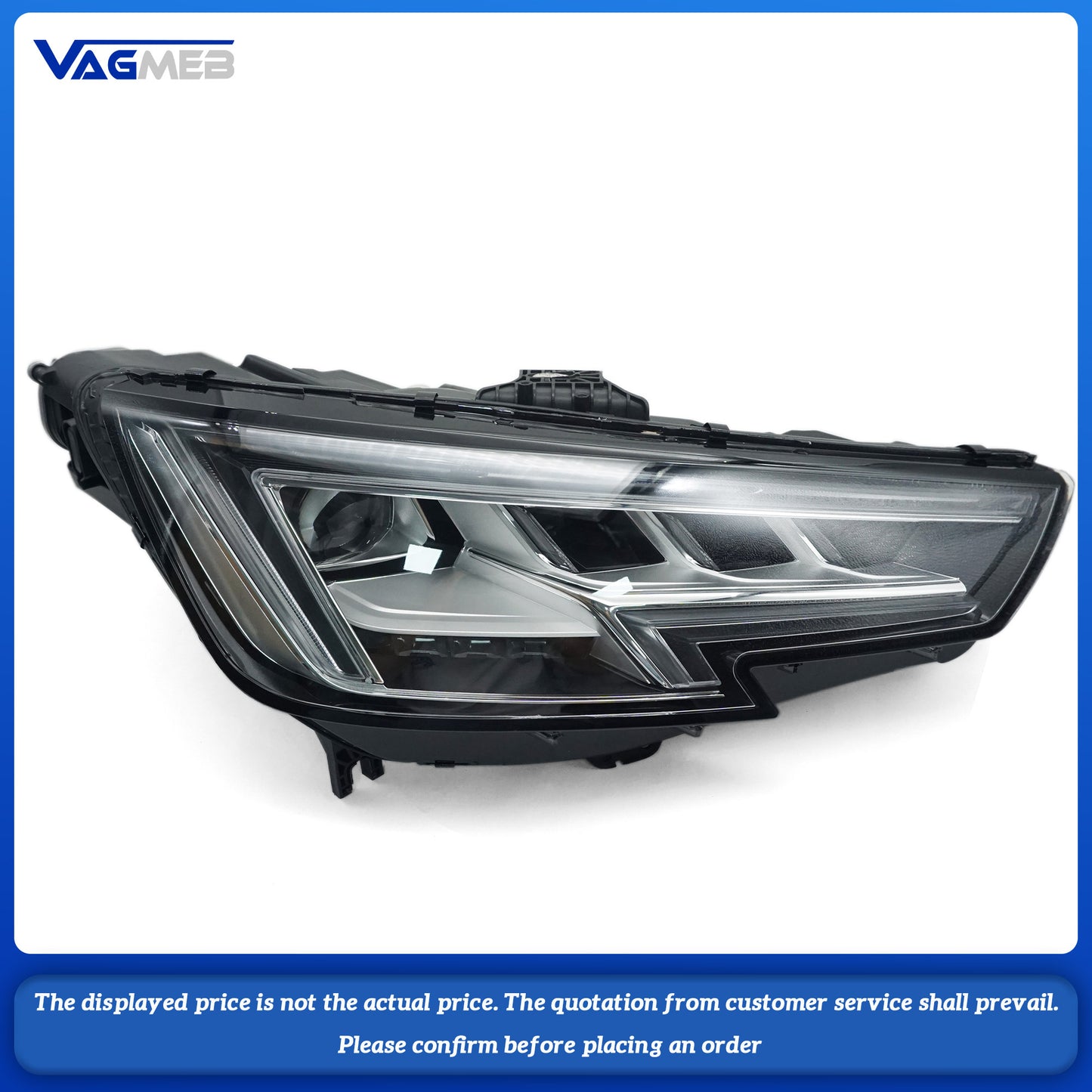 High-End LED Headlights Lighting System Auto Parts For Audi A4B9 2016 New Condition High Beam Automatic Lighting