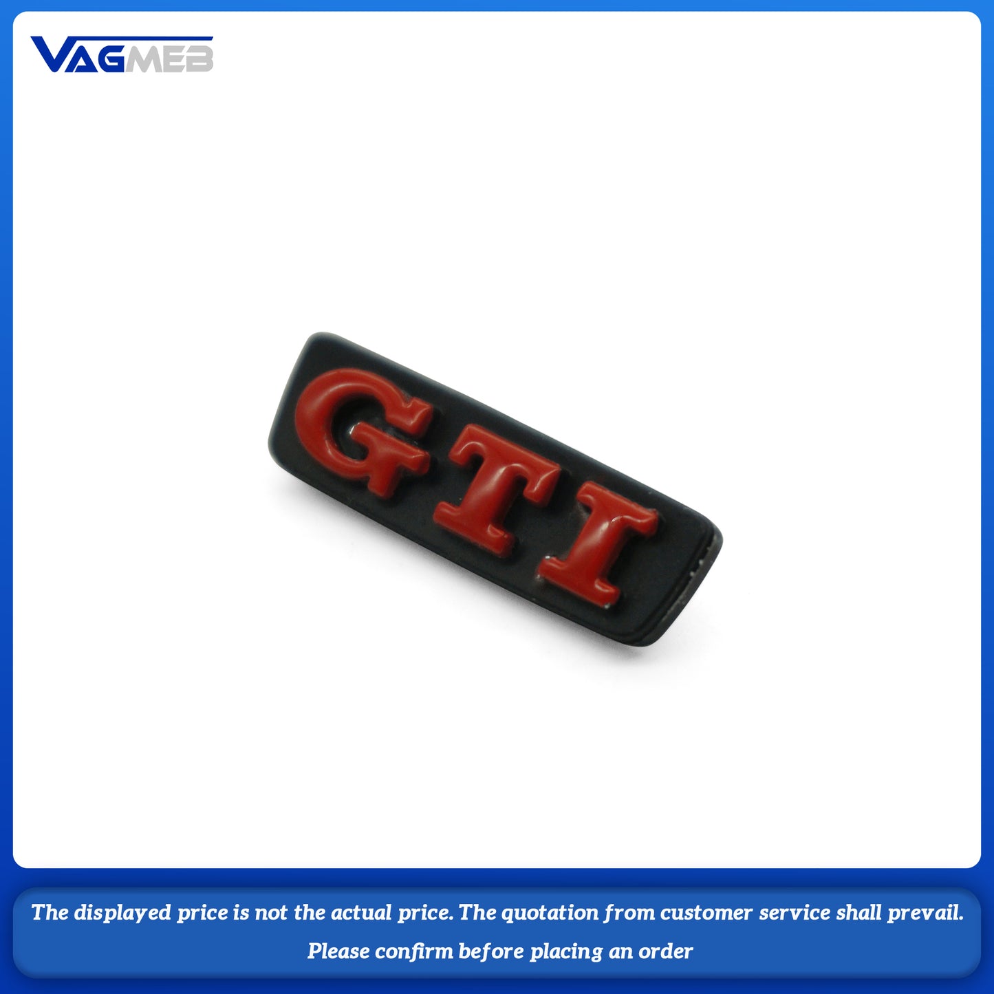 Steering wheel button frame mark GTI LOGO For VW Golf MK7 7.5 GTI GTD GTE R 2013-2020 Polo GTI DSG