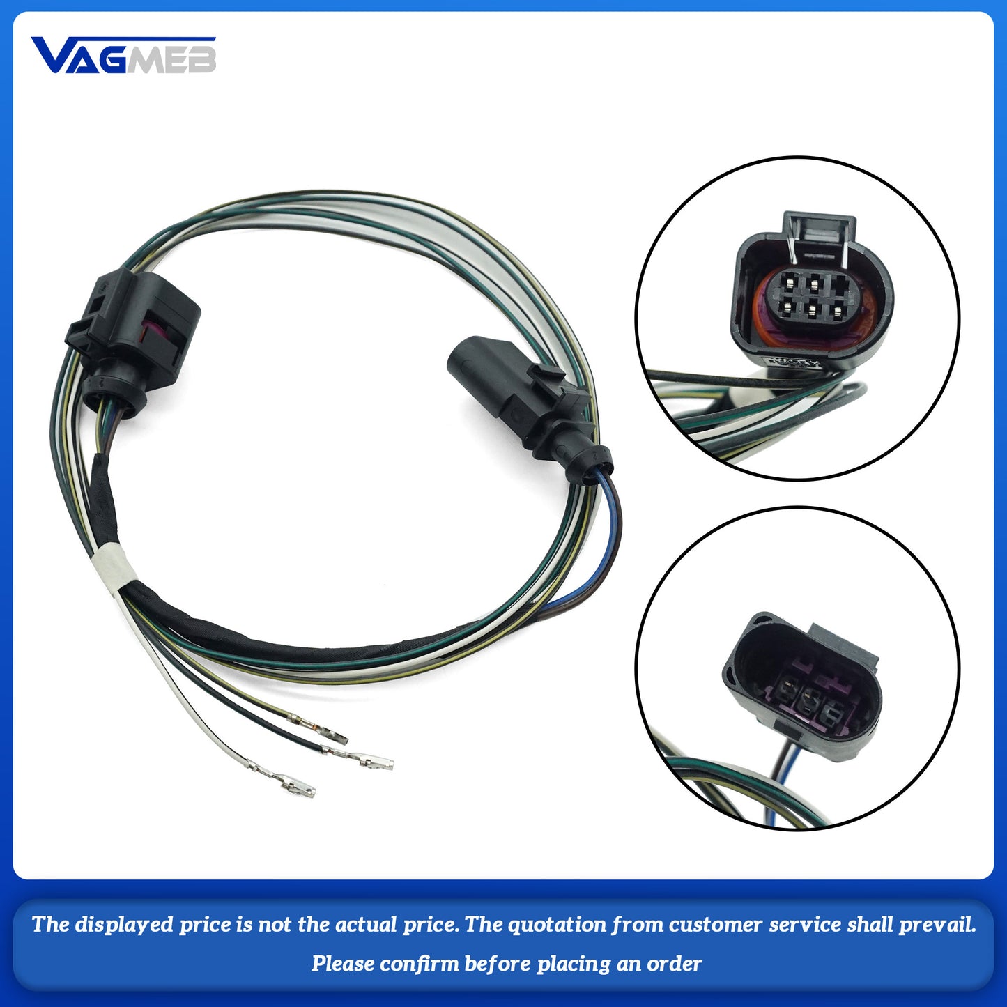 Adapter cable harness For upgrading and installing LED taillights For Audi A4 B9