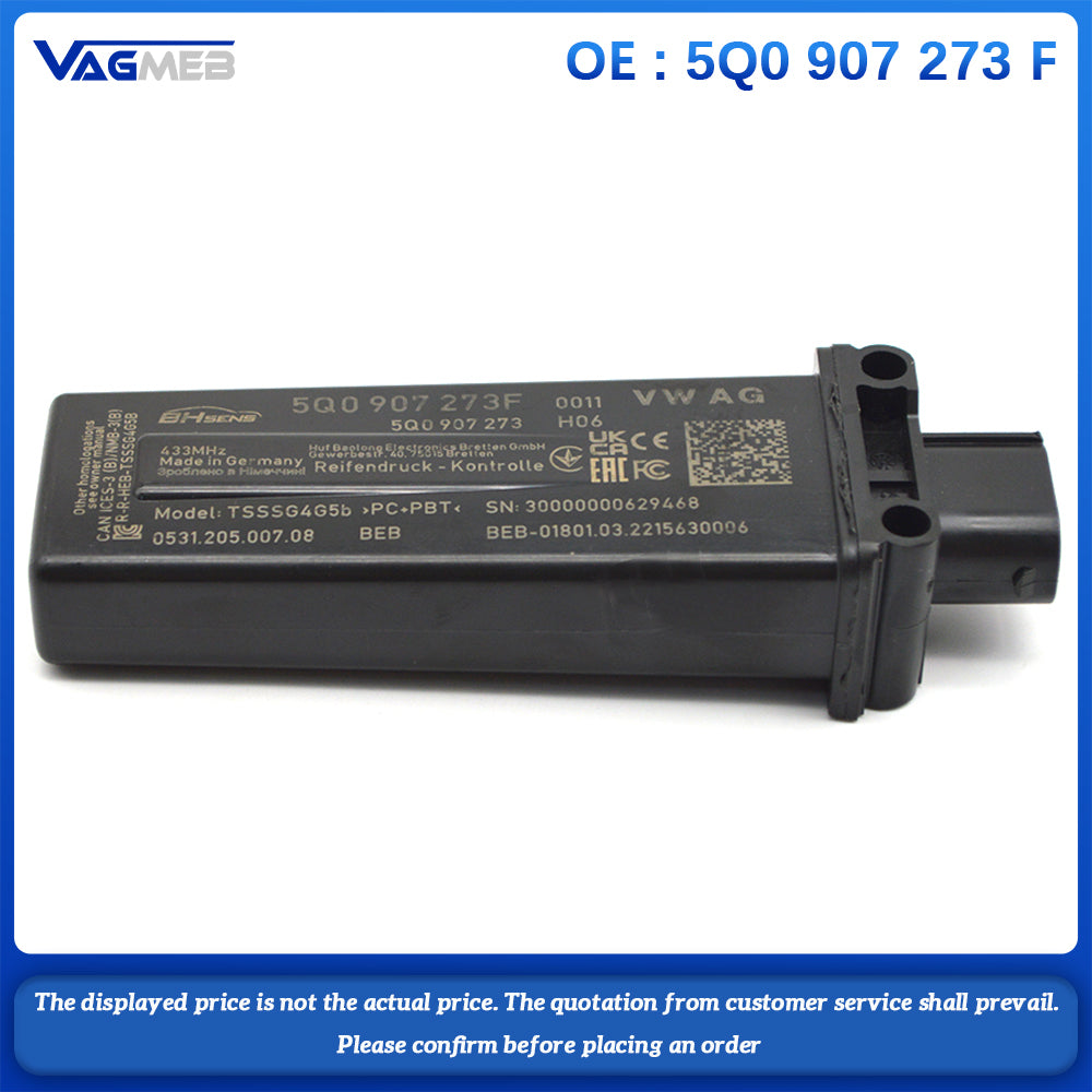 TPMS tire pressure monitoring system sensor control unit For VW Golf 7 Tiguan Passat B8 MQB Audi Skoda 5Q0 907 273F