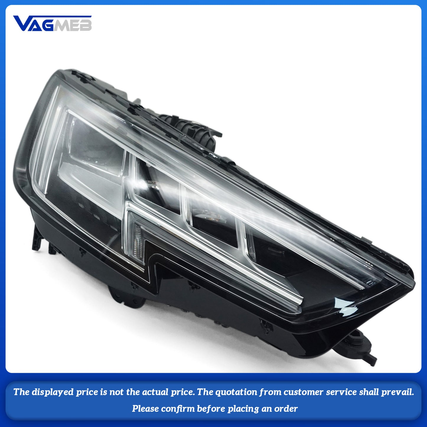 High-End LED Headlights Lighting System Auto Parts For Audi A4B9 2016 New Condition High Beam Automatic Lighting