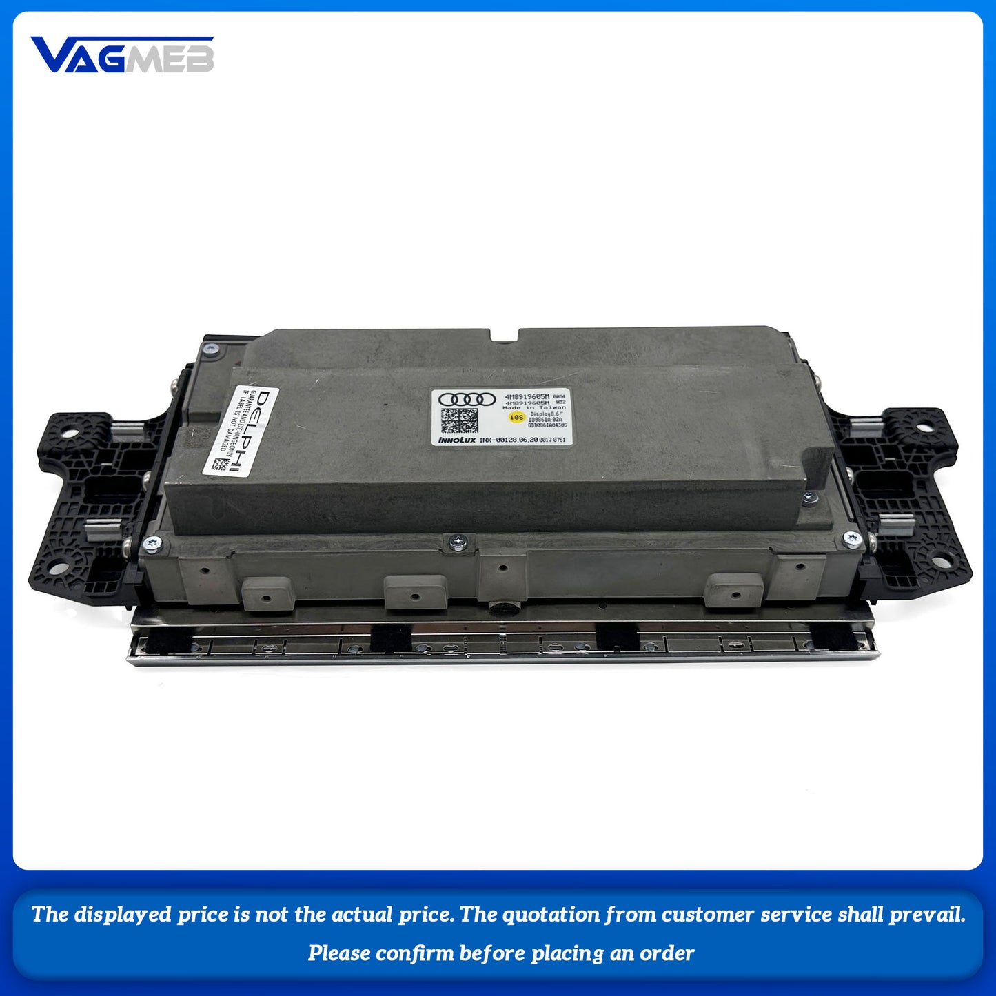 4M8 919 605 M For Audi Q7 Q8 RSQ8 glass screen 9.2 inches