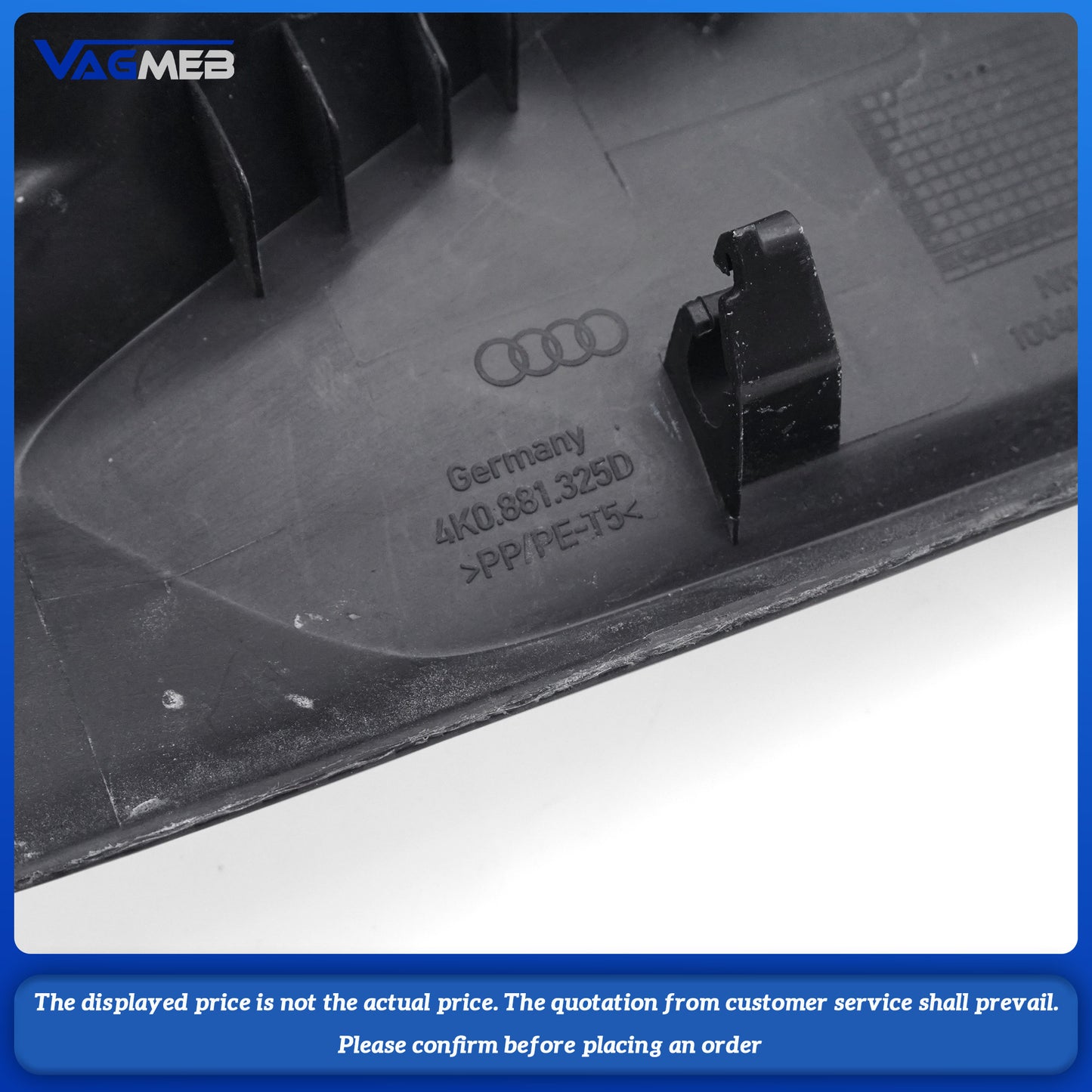 For Audi A6C8 electric seat side trim panel 4K0 881 325D/326D