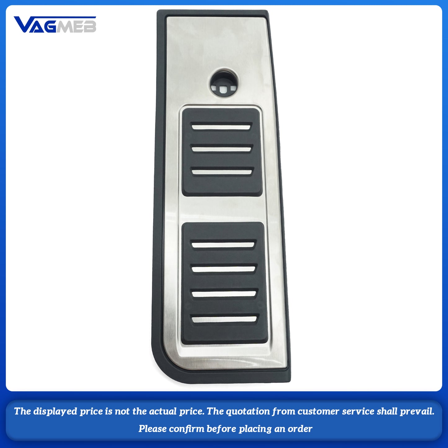 For Audi Q5 FY A6C8 LHD No Drilling AT Car Accelerator Fuel Gas Brake Foot Footrest Dead Pedal Pad Kit Set