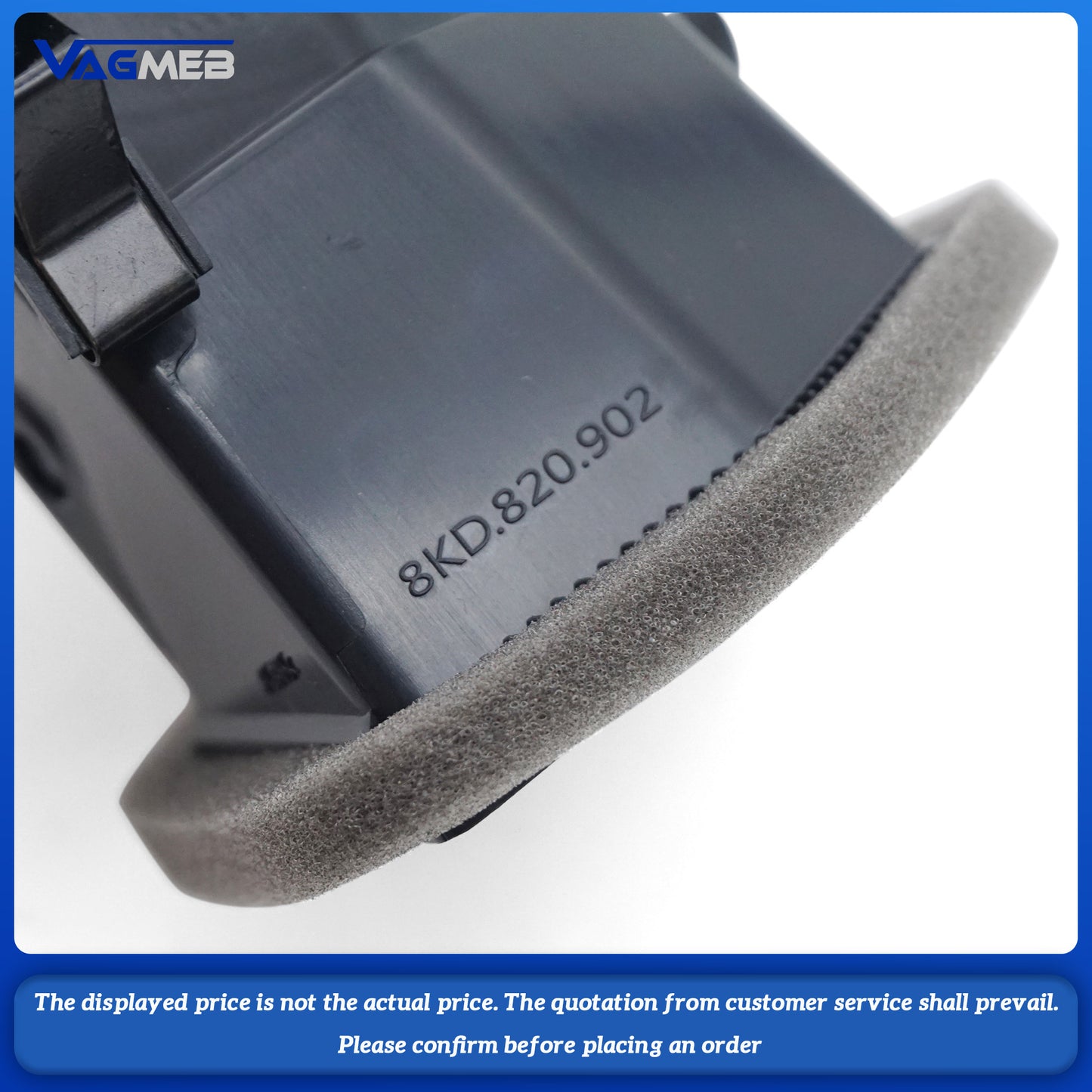 For Audi A4 B8 2009-2016 A5 Air Conditioner Air Outlet Air Conditioning Outlet Vent 8KD 820 901 8KD 820 902